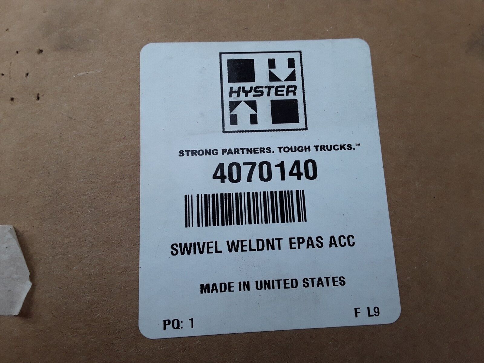 Hyster 4070140 Forklift Swivel Weldnt Epas Acc 8812856RO Parts Part Free Shipp - HotCarParts