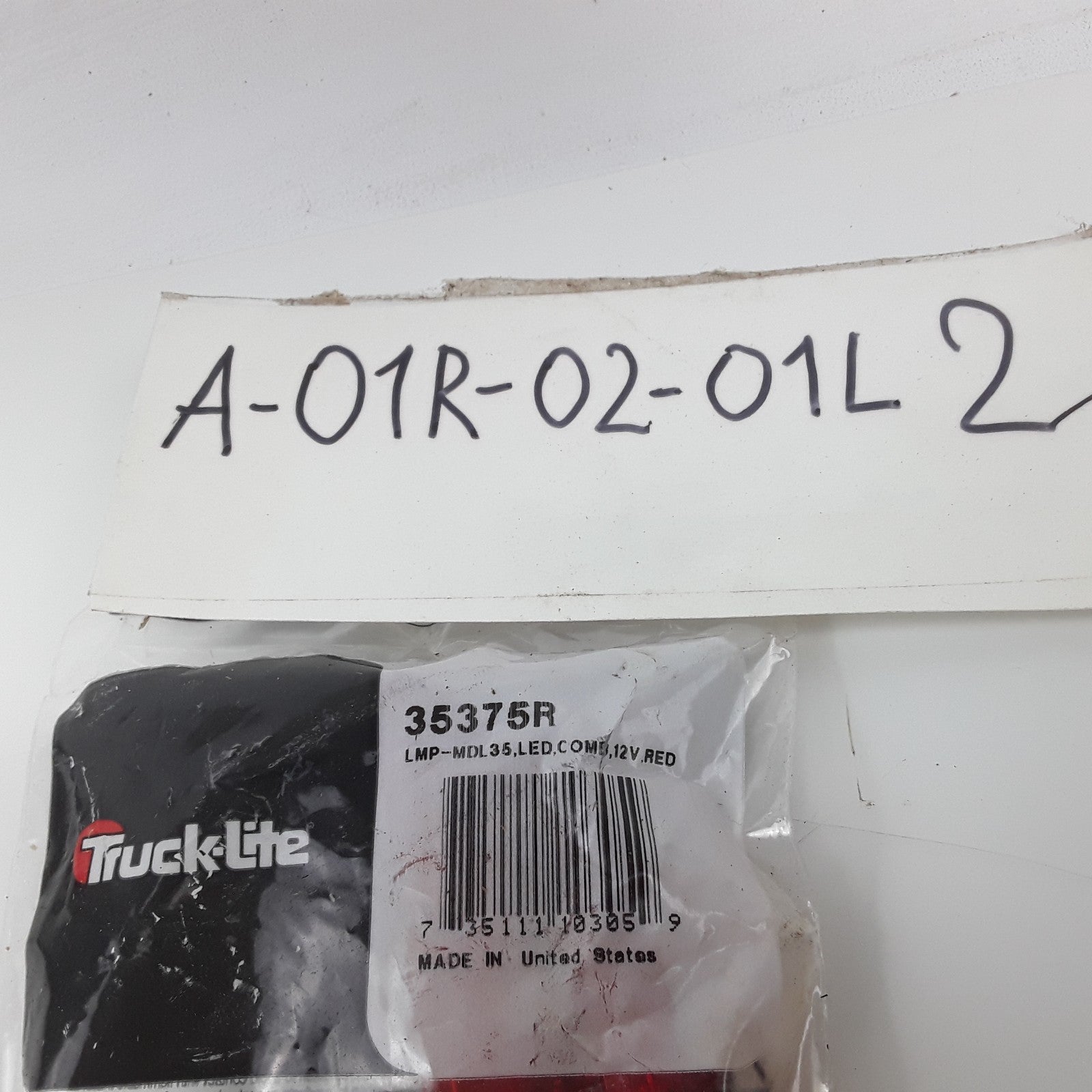 Truck-Lite 35375R 35 Series Marker LED Light Fits N Forget M/C Lamp Connection