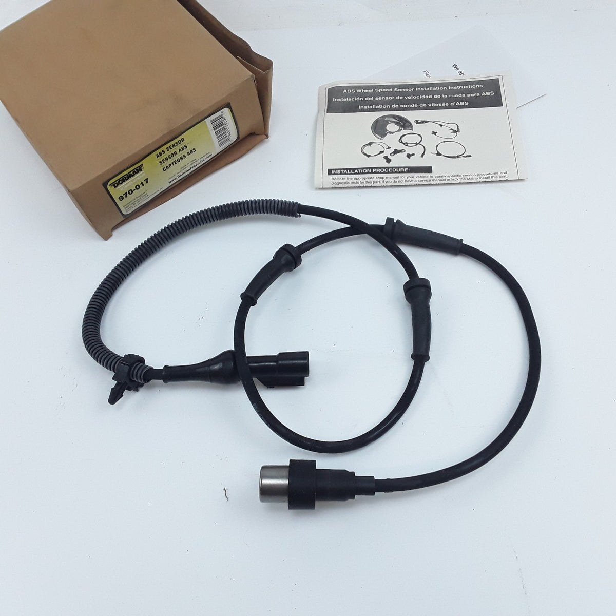 Front ABS Wheel Speed Sensor For Ford Taurus Mercury Sable 1990 1991 1992-1995