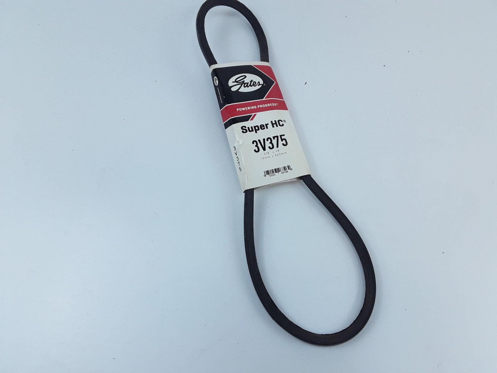 Gates 3V375 Super HC Narrow Section Wrapped V-Belt Assembly 3/8" x 38"