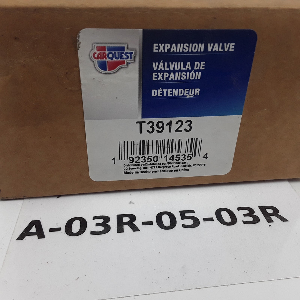 A/C Expansion Valve Fits Kia Rio (2003 2004 2005) 1.6L-L4 Carquest T39123