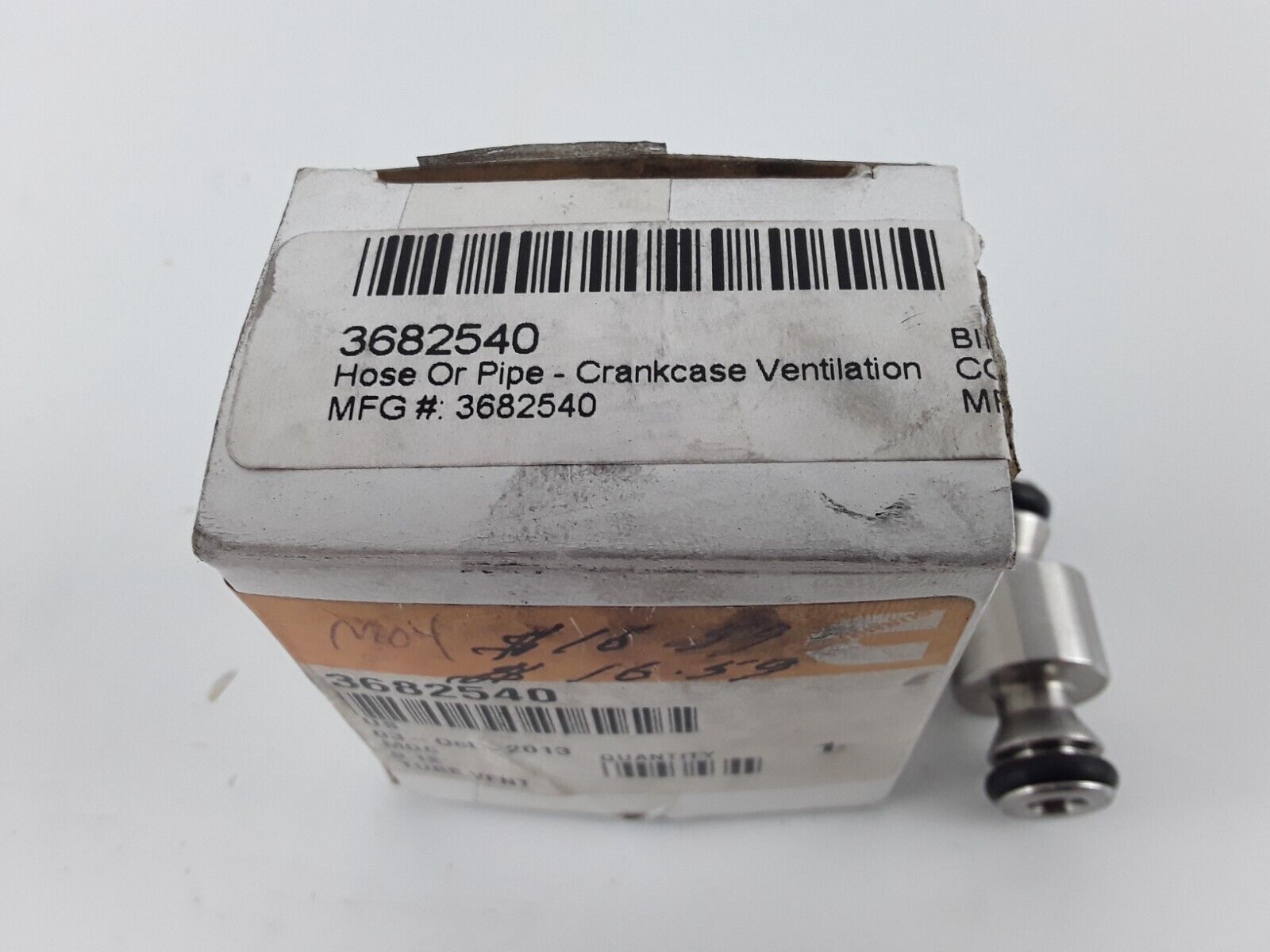 Genuine Cummins 3682540 Vent Tube Hose or Pipe EGR Crankcase Ventilation ISX QSX - HotCarParts