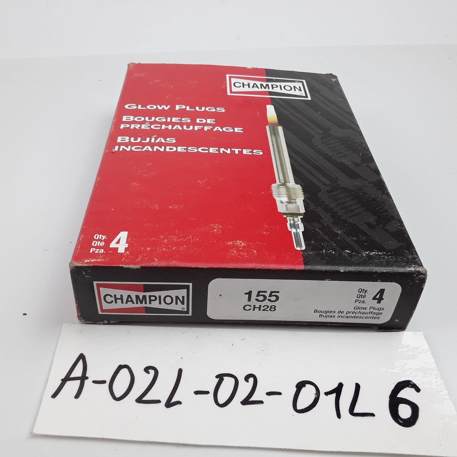 4 Champion 155 Glow Plug Fits Mercedes-Benz 190D 180D 190DB 170 D 1949 1950-1965