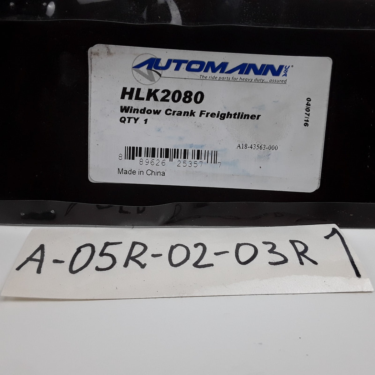 Window Crank Handle Fits Freightliner M2 106 112 100 Business Class M2 (2002-15)