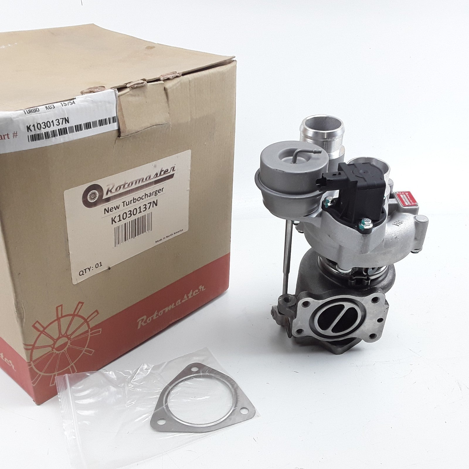 Rotomaster K1030137N Turbocharger Assembly For Mini Cooper (2007 2008 2009 2010)