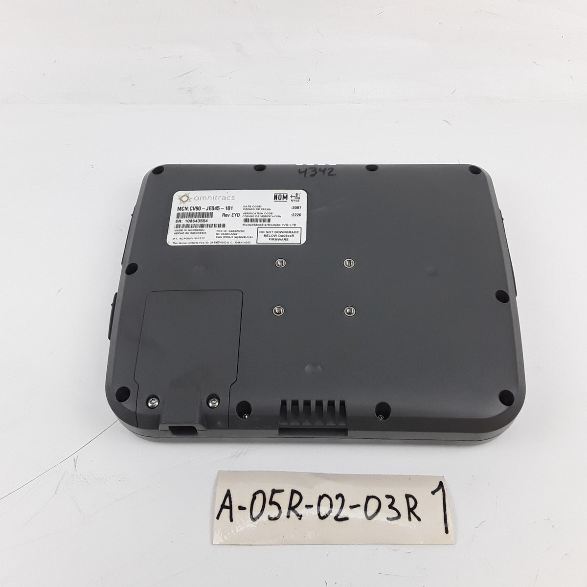Omnitracs CV90-JE045-101 IVG ELD ELE 4G LT For Commercial Truck To Track Vehicle