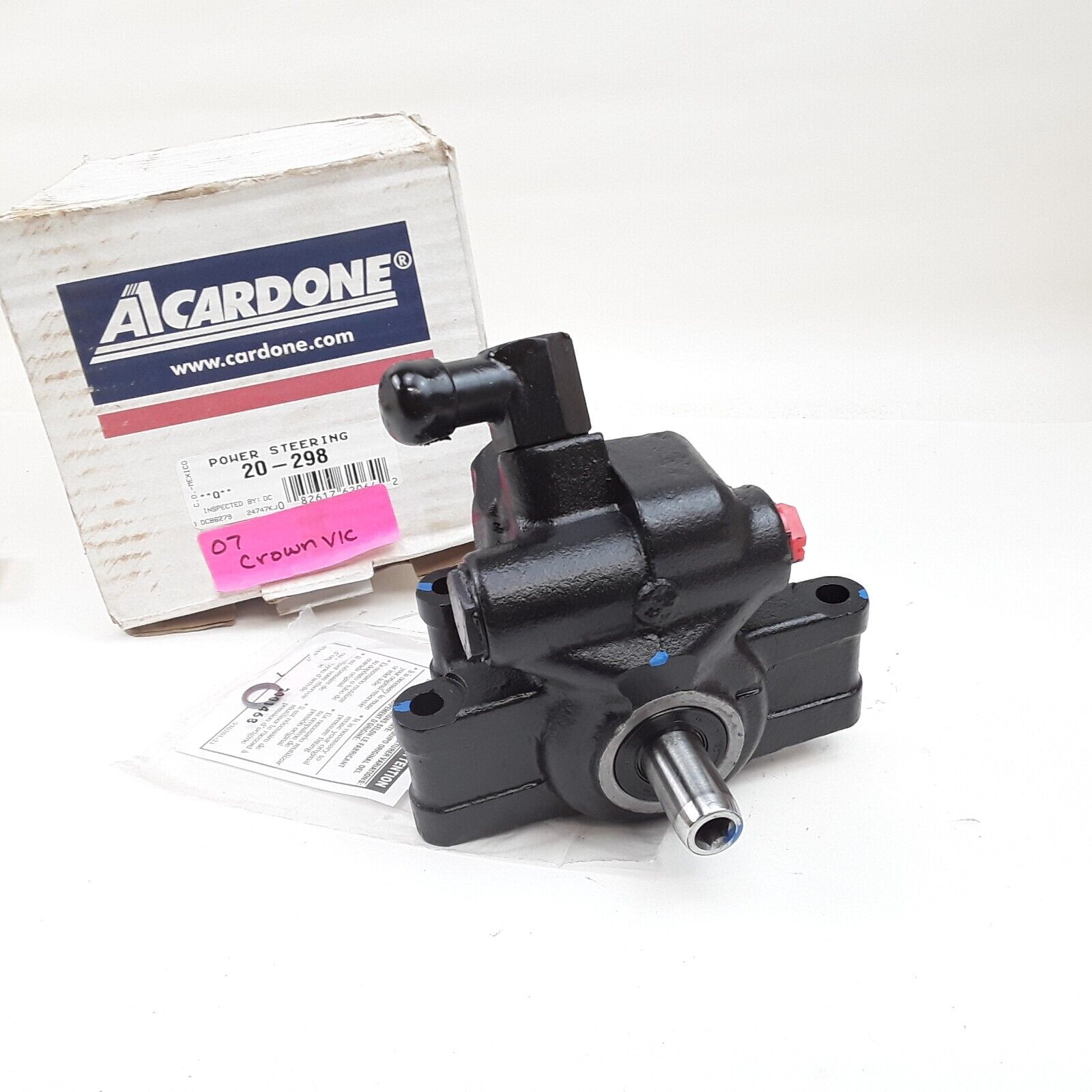 Cardone 20-298 Power Steering Pump Reman For 2004-2007 Ford Crown Victoria