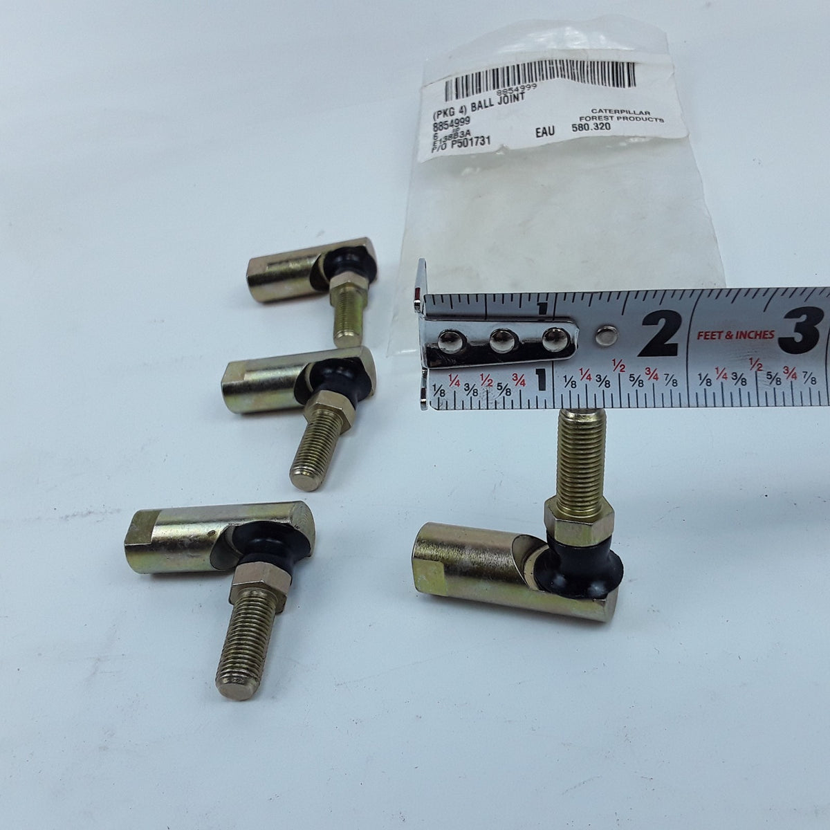 Shift Linkage Ball Joints Fits Caterpillar Forest Products Set of 4pcs 8854999