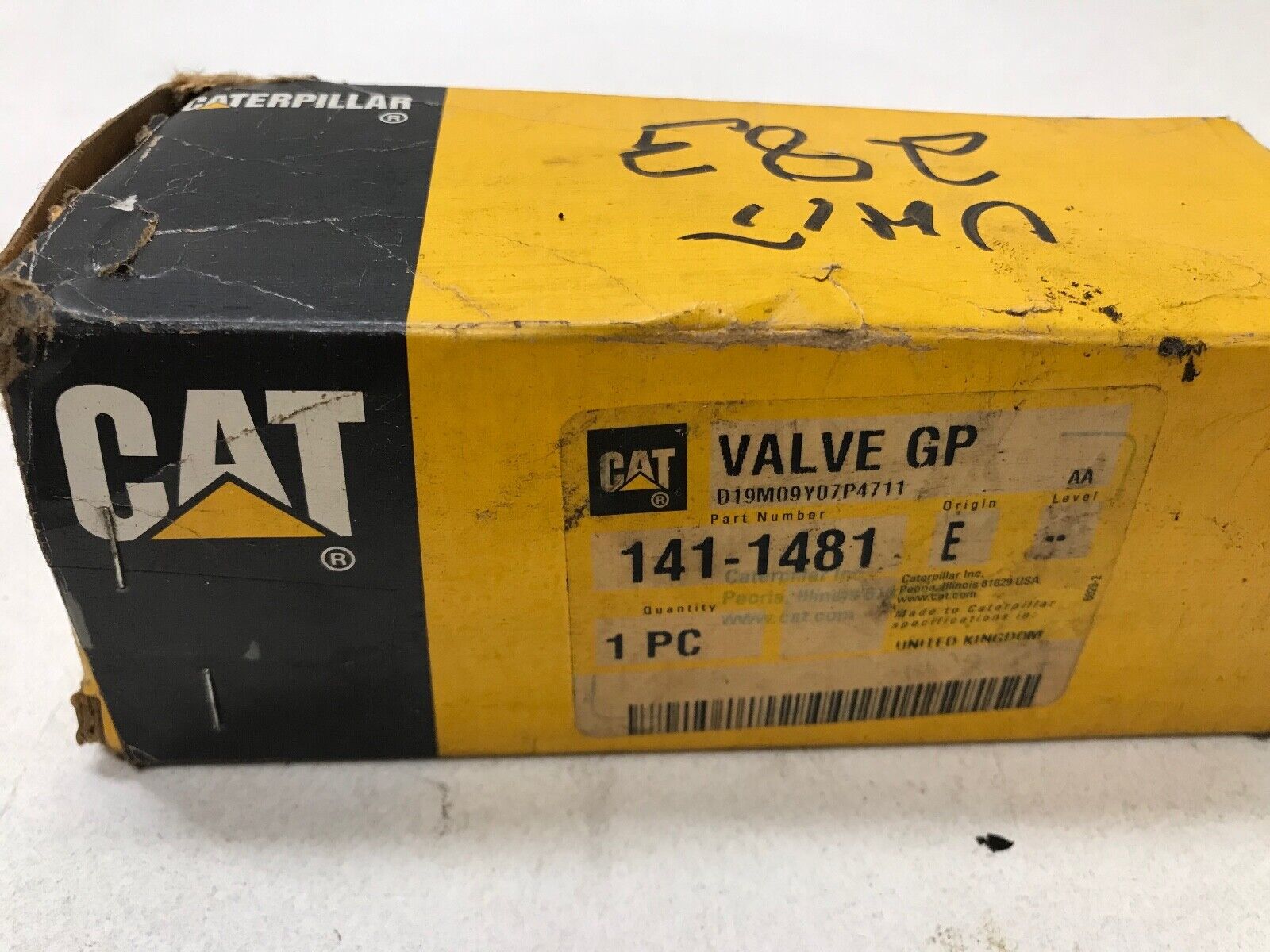 Caterpillar CAT OEM VALVE GP-SHUTTLE 141-1481 / 9S000431-A HJ01678 125-3657 - HotCarParts