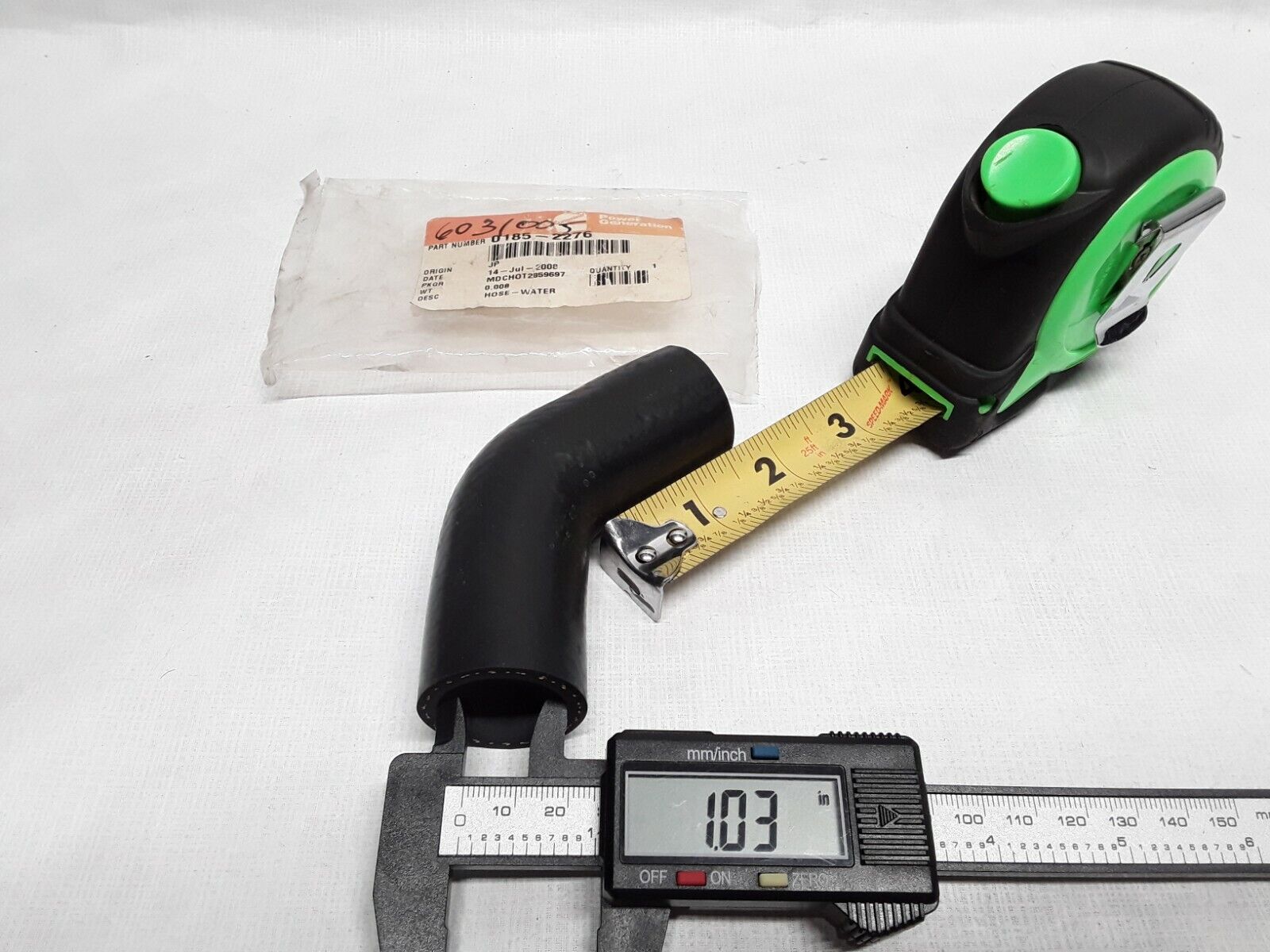 CUMMINS 01852276 HOSE-WATER 0185-2276 OEM FAST SHIPPING - HotCarParts
