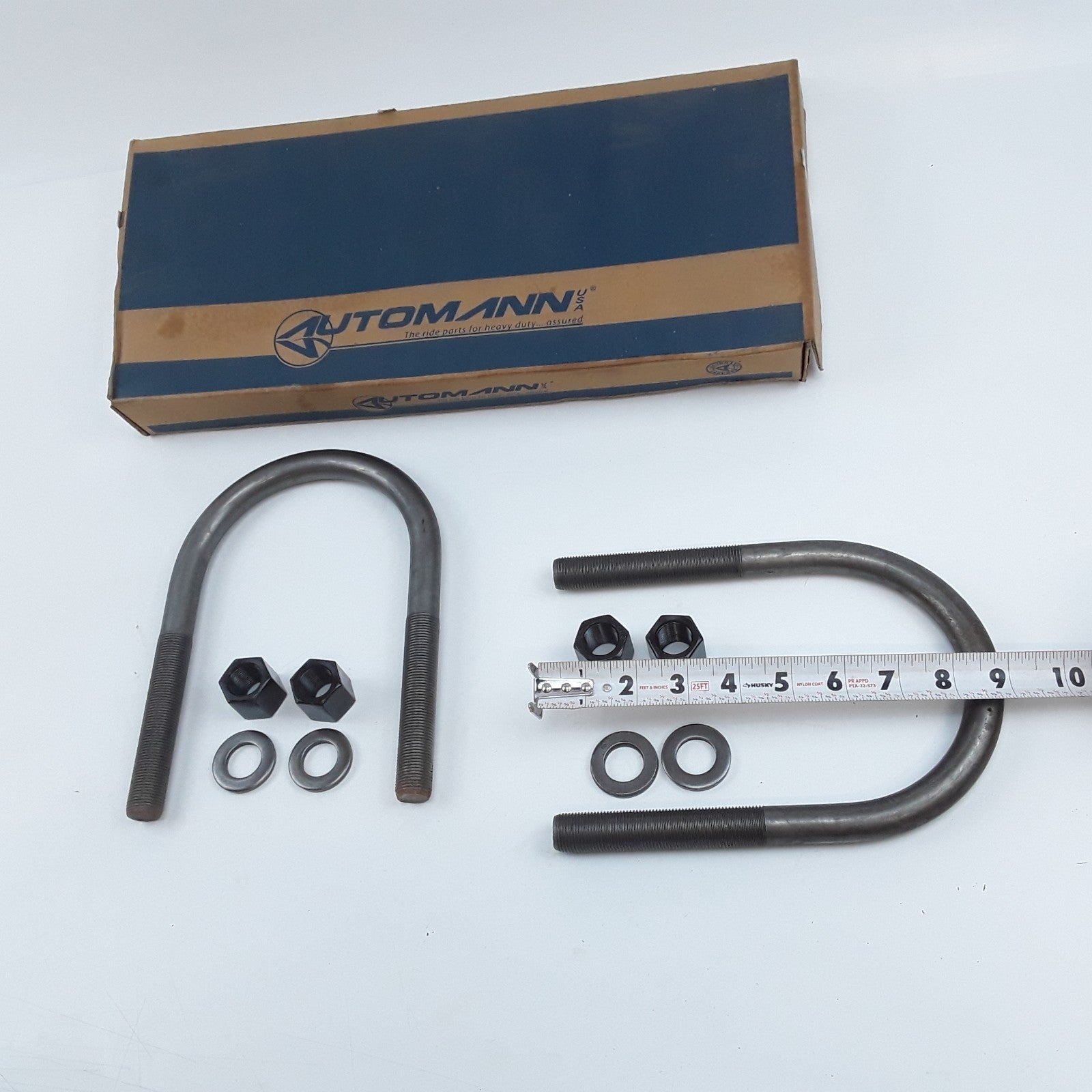 Automann AUBK8155-08 U Bolt Kit Assembly Heavy Duty 3/4 in x 5-1/8 in x 8 in