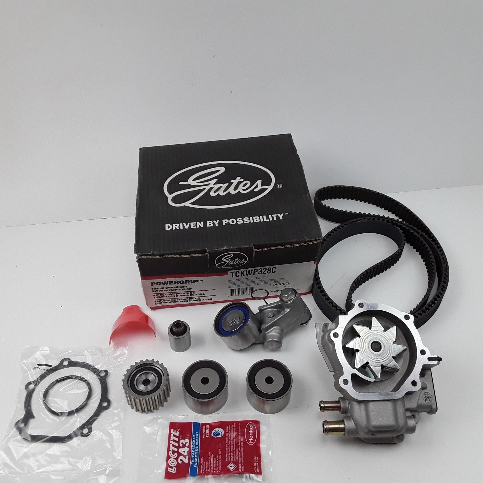 Engine Timing Belt Kit with Water Pump For Subaru Forester WRX Impreza 2008-2014
