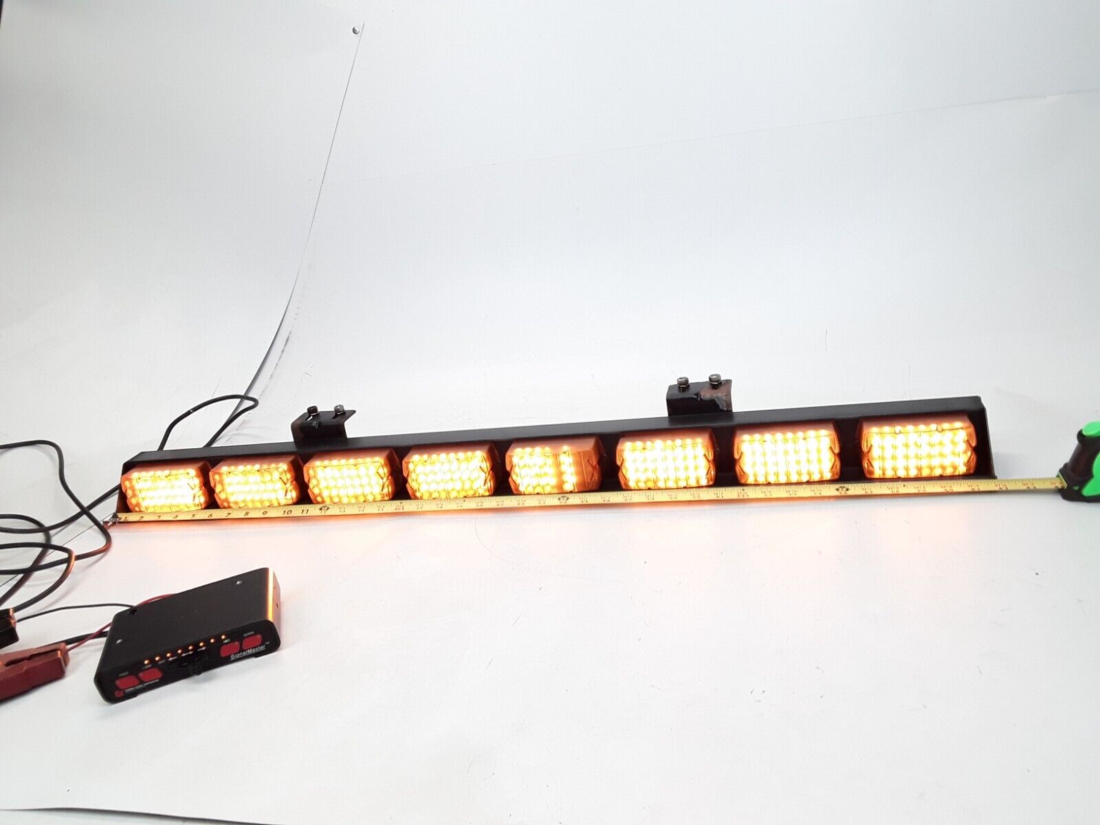 Truck Tow Rooftop Amber Light Bar LED Lamp Length 42" W/mounting & Controller - HotCarParts