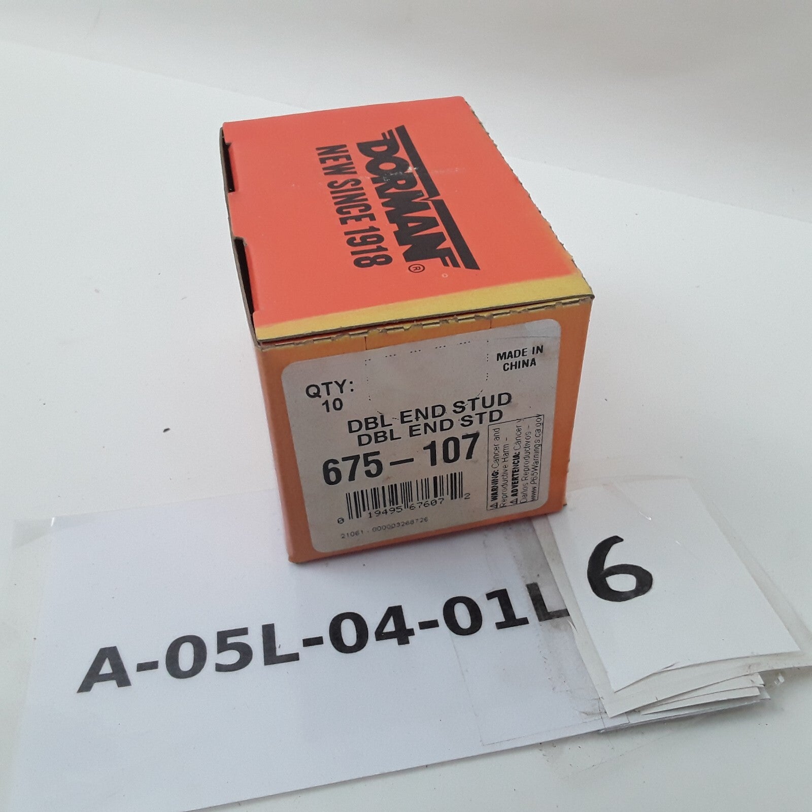 Car Truck Double Ended Stud Steel - 7/16-14 x 3/4 In. and 7/16-20 x 1-3/8 In