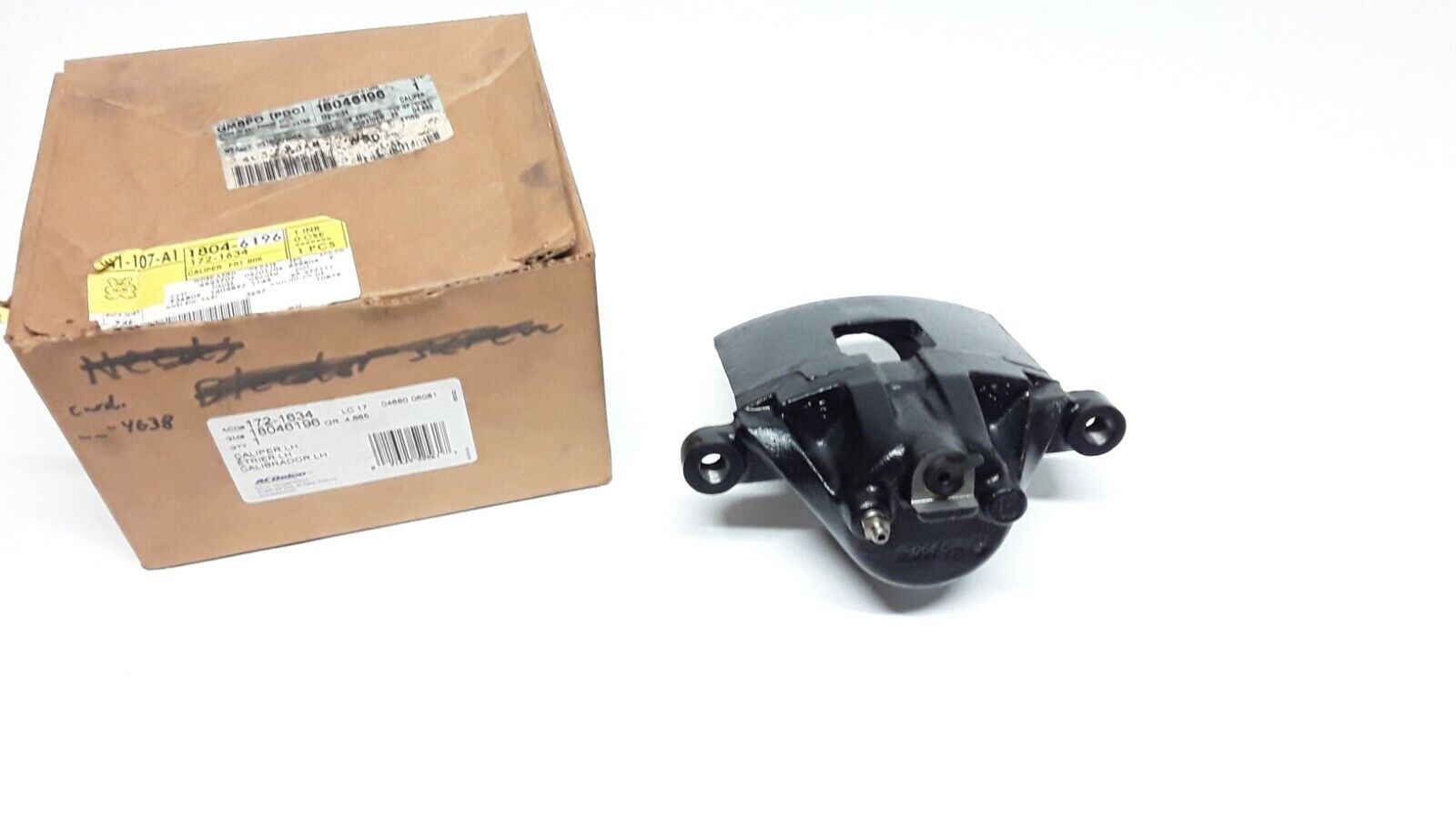 Disc Brake Caliper Front Left ACDelco GM Original Equipment 172-1634 / 18046196 - HotCarParts