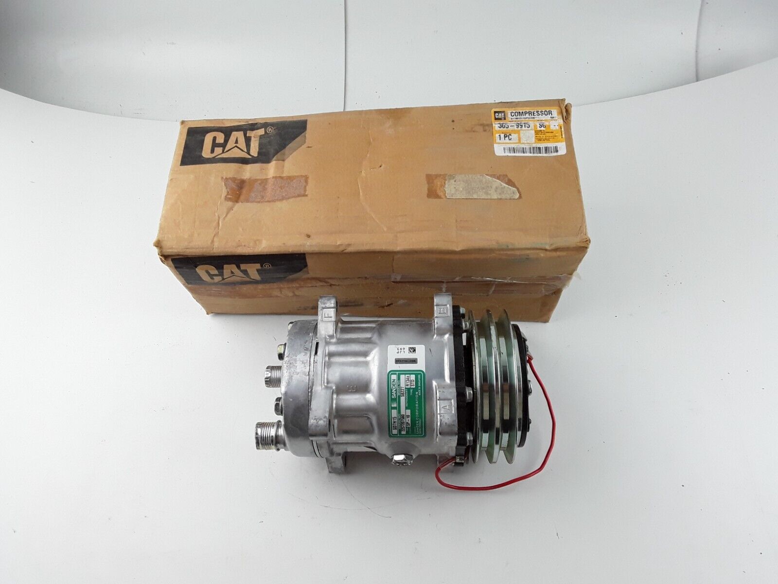 A/C Compressor OEM Cat 365-9915 TELEHANDLER p/n For Sanden SD7H15 model S8227 - HotCarParts