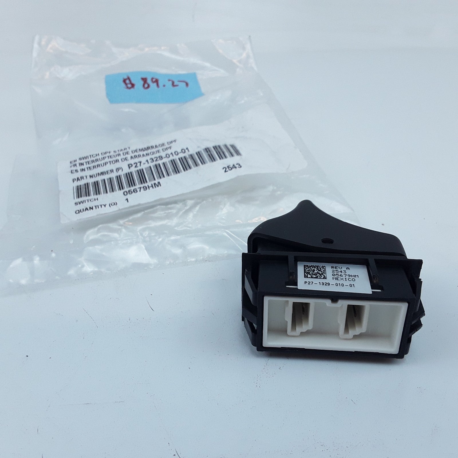 Diesel Particulate Filter (DPF) Regeneration Switch For Kenworth Trucks