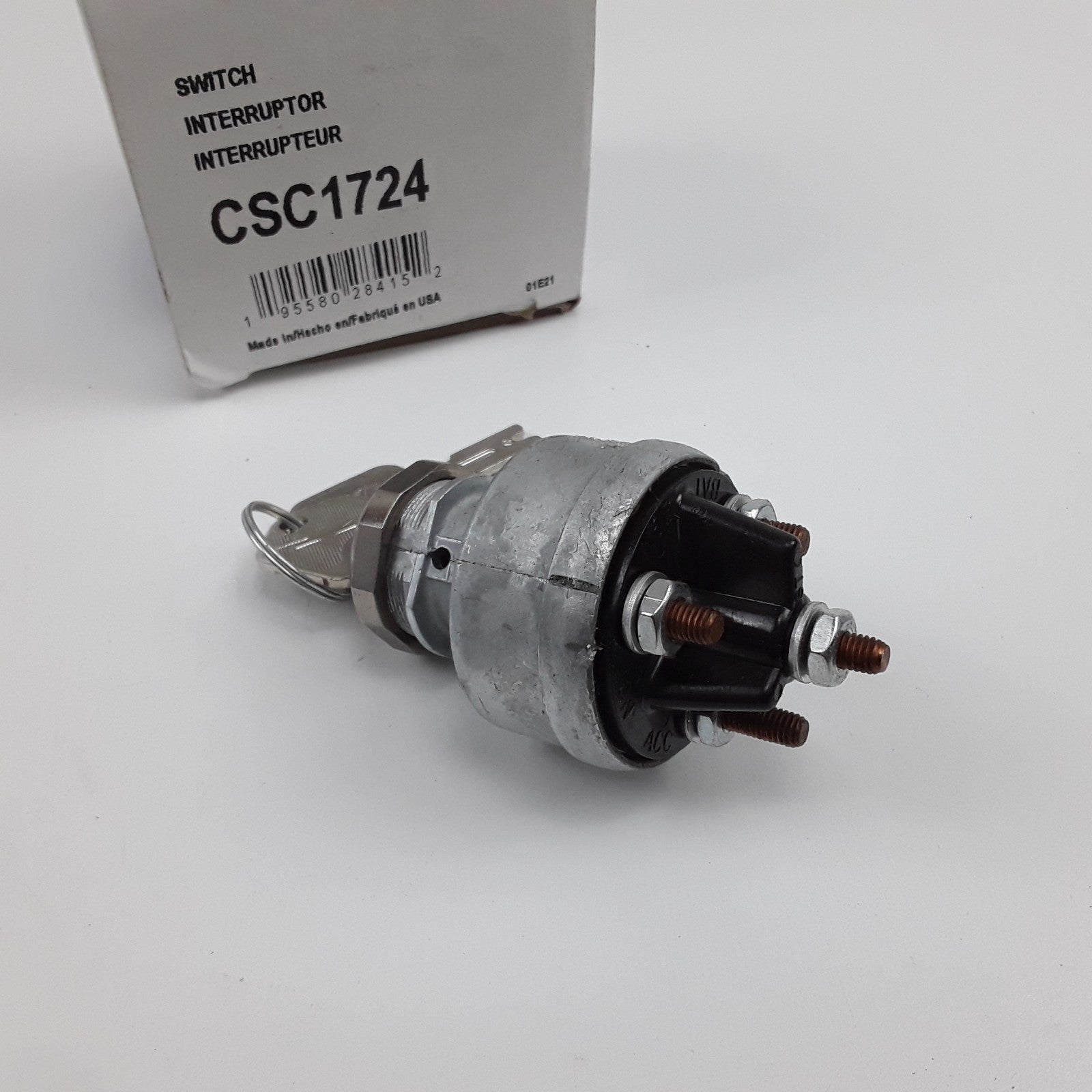 Ignition Starter Switch Fits Car Truck Forklift Tractor , pat no 4292483