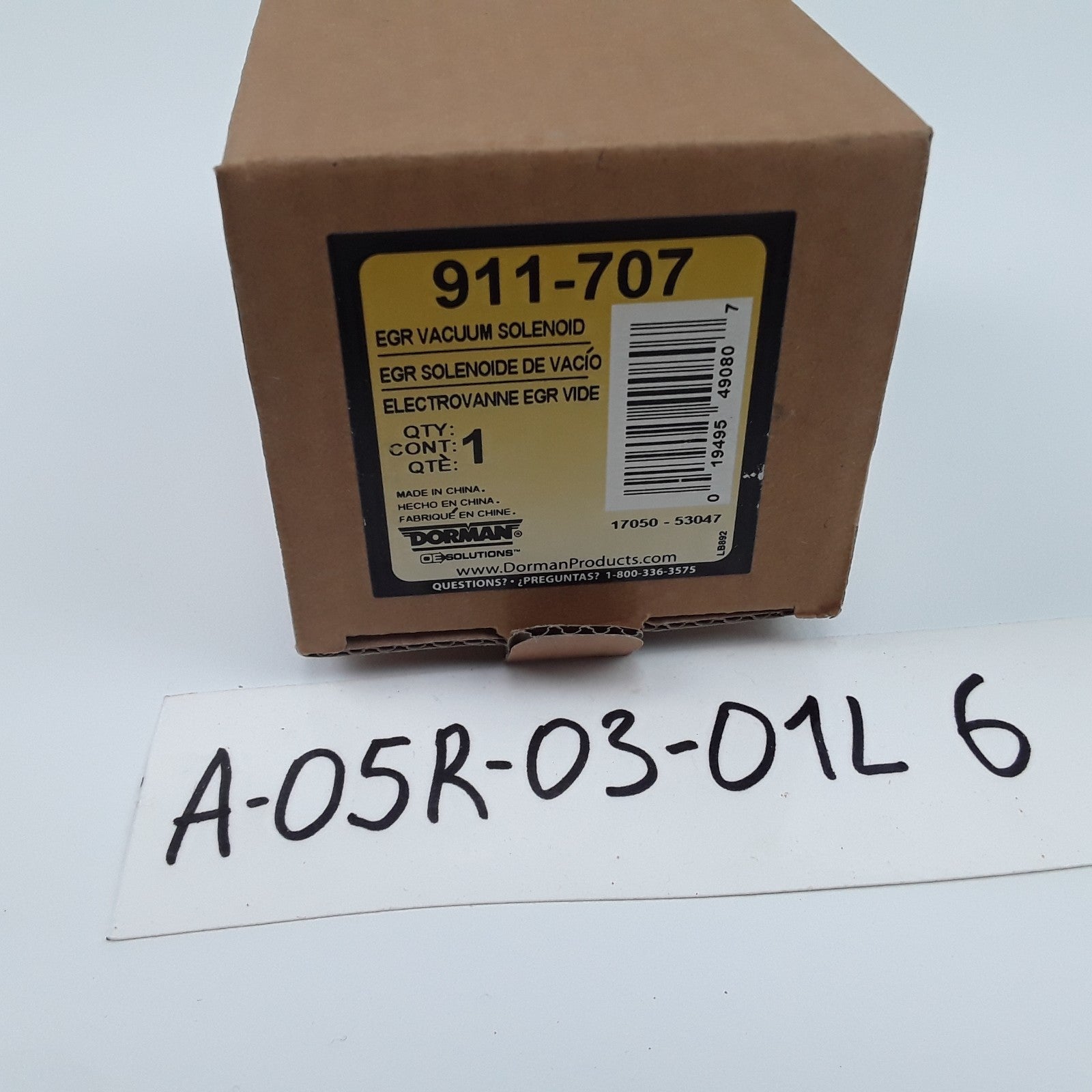 (EGR) Valve Control Solenoid Fits Mazda 626 1993-2000 Mazda Millenia 1996-2002