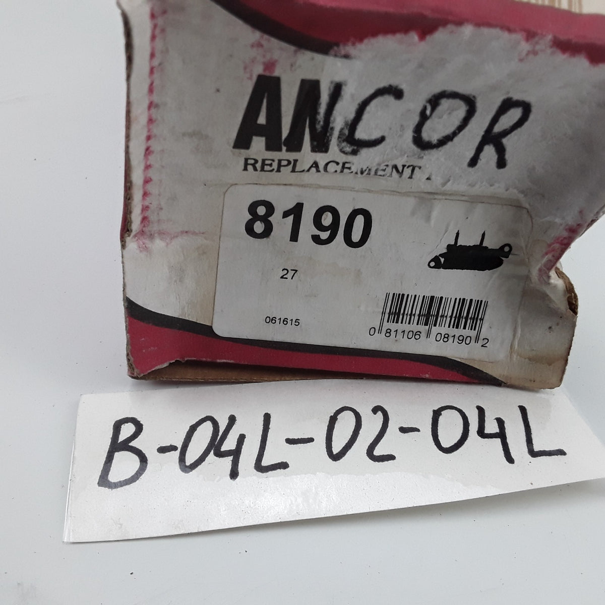 Anchor 8190 Center Automatic Transmission Mount Fits Toyota Corolla (1988-1992)