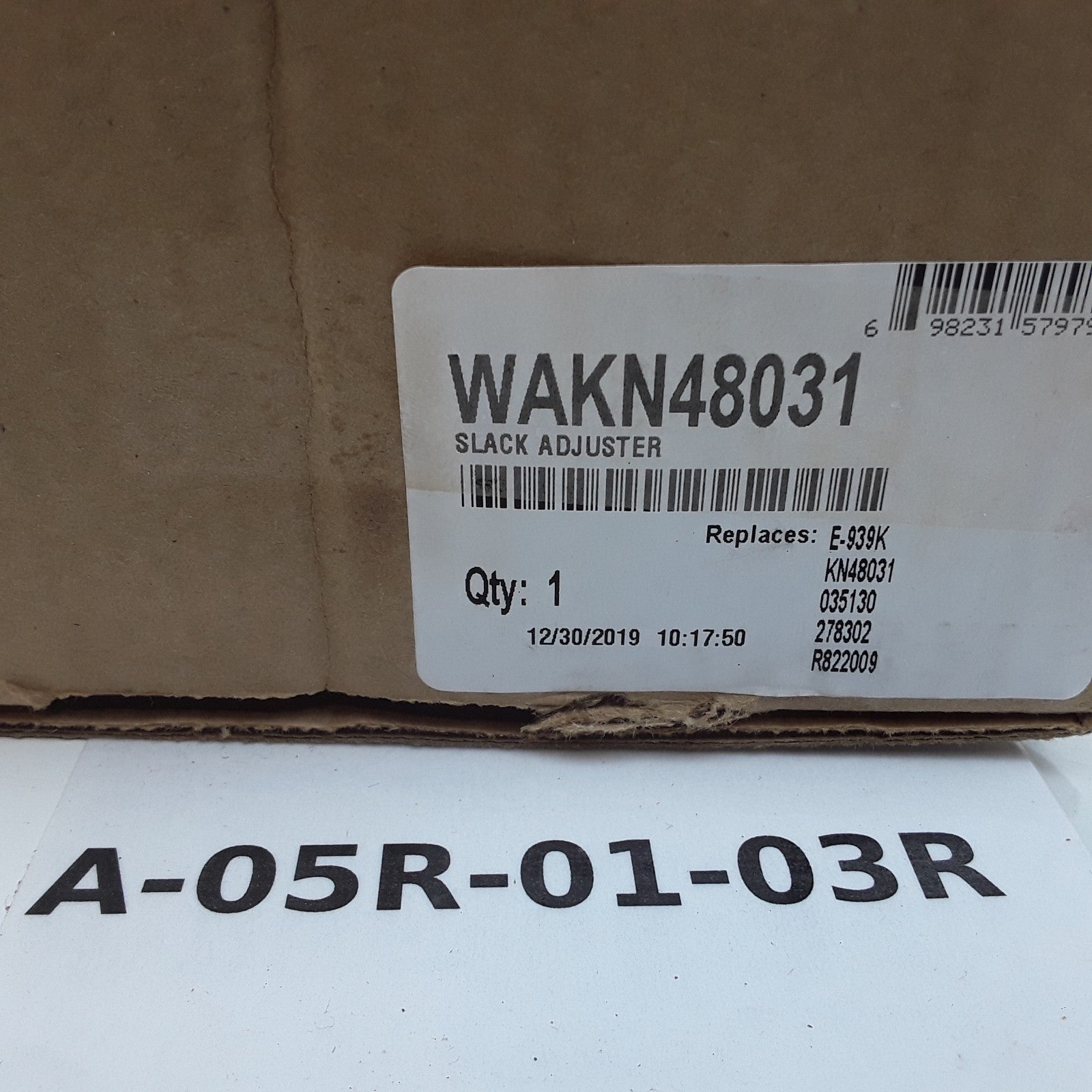 World American WAKN48031 Air Brake Manual Slack Adjuster For Heavy Duty Trucks