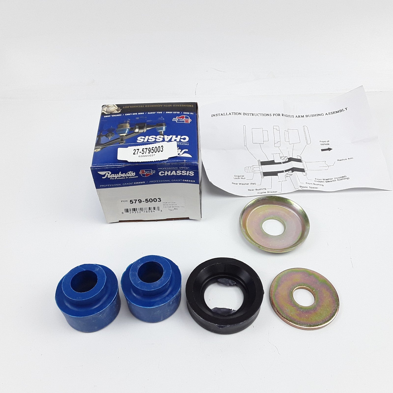 Radius Arm Bushing Kit Fits Ford E-350 E-450 Super Duty E-250 E-150 (1977-2007)