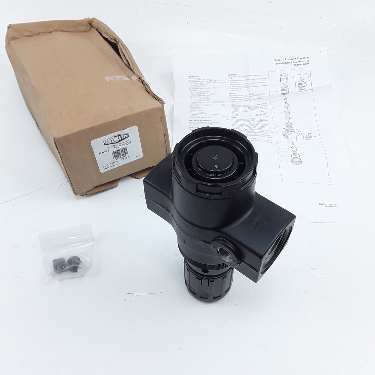 Dixon R17-800R Series 1 FRLs R17 R18-Series Jumbo Regulator Without Gauge