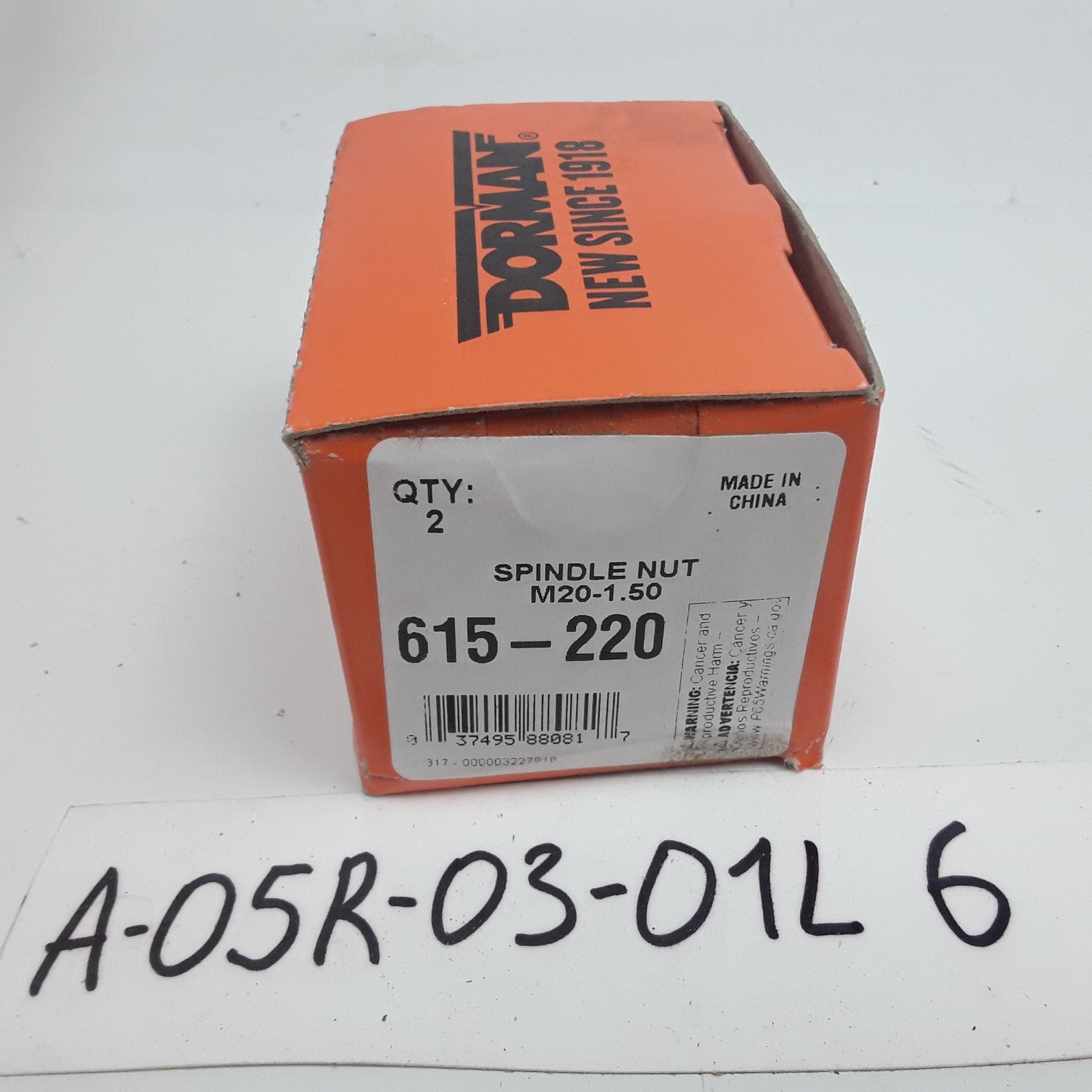 Dorman 615-220 Front Spindle Nut Fits Mercury Ford Lincoln (2002 2003 2004-2007)