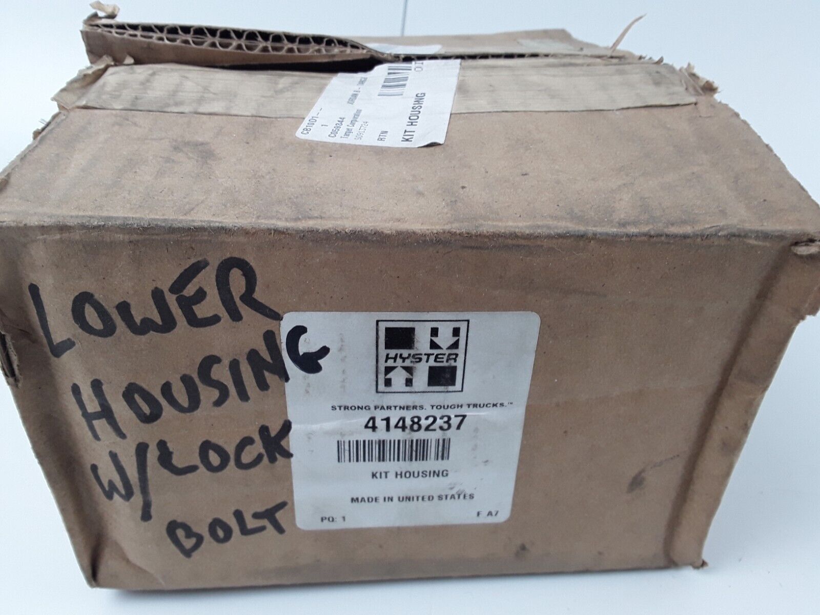 Hyster 4148237 Lower Housing Bracket W/Lock Bolt Forklift Parts Free Shipping - HotCarParts