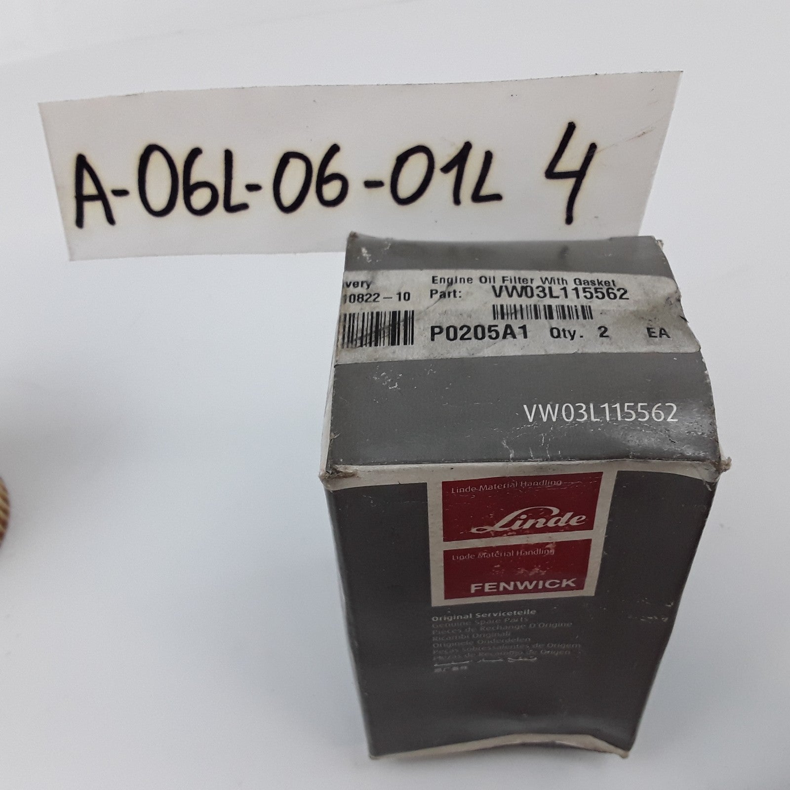 Engine Oil Filter with Gasket Fits Volkswagen Seat Audi 2010 2011 2012 2013-2018