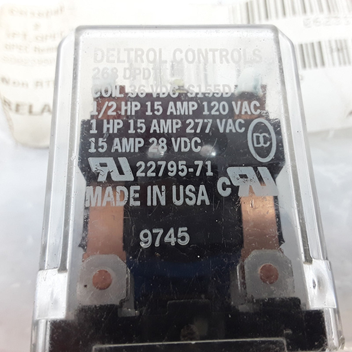 Deltrol Controls 22795-71 Industrial Relay PCB 15A 30V For Forklifts