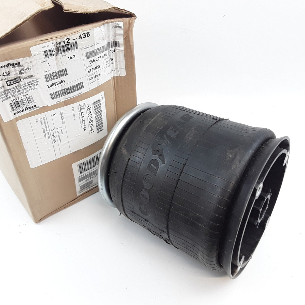 Goodyear 1R12-438 Air Spring Rolling Lobe Fits Trucks Trailers and Buses