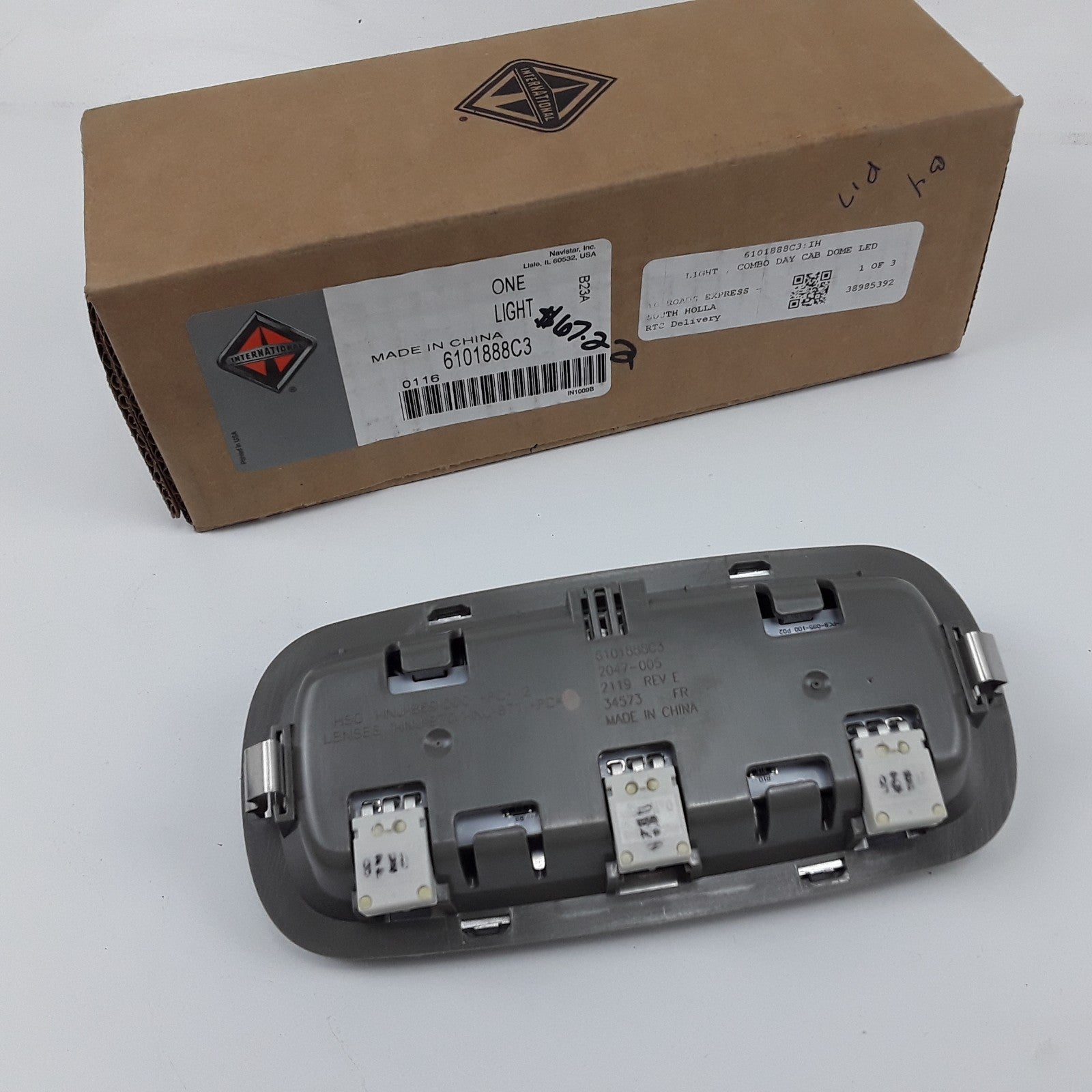 International 6101888C3 Combo Day Cab Dome LED Light For Navistar Trucks