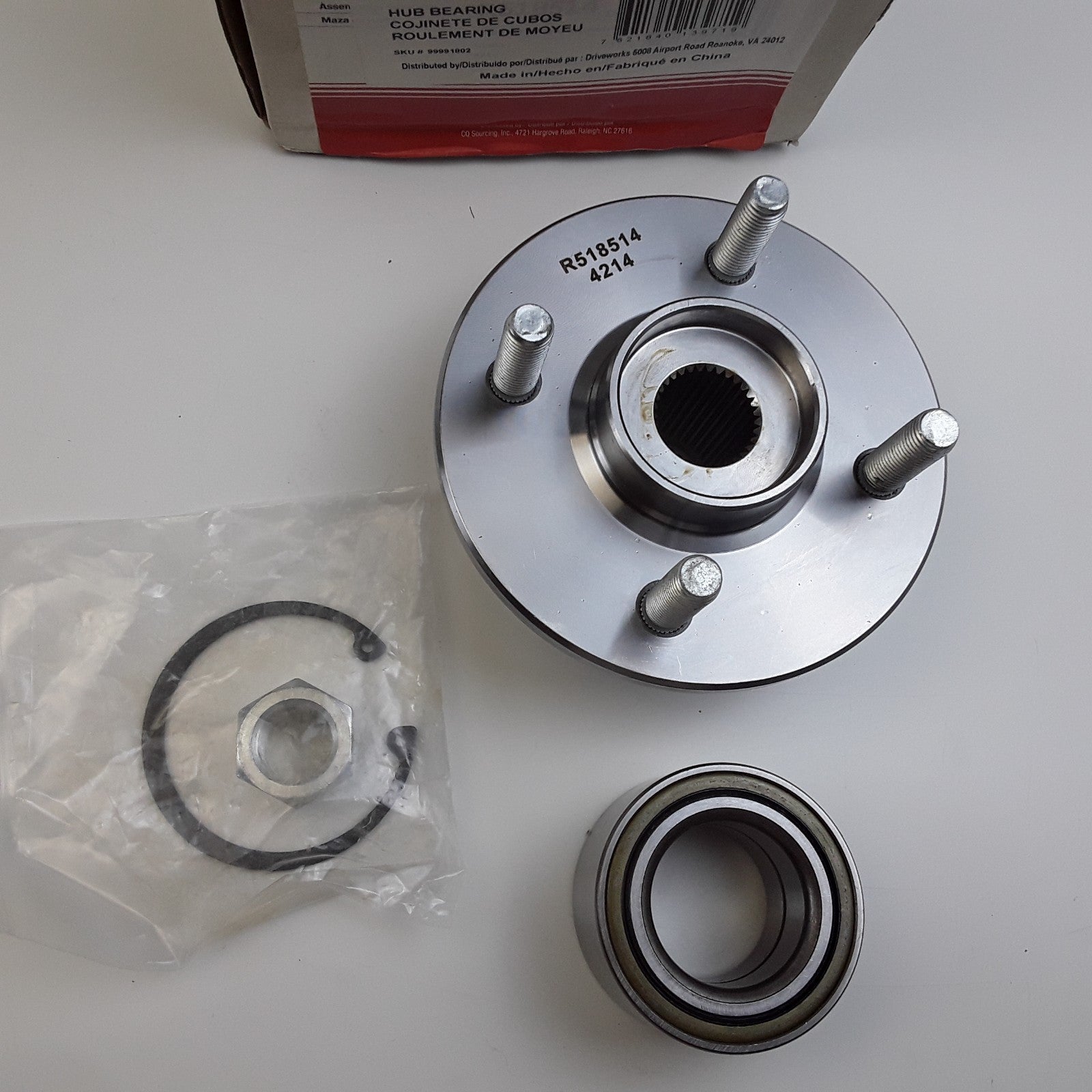Front Wheel Bearing / Hub Assembly For Saturn SL1 SL2 SC1 SC2 SW1 SW2 1994–2002
