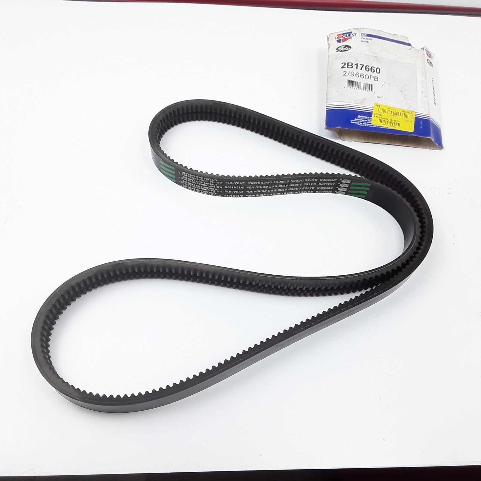Gates 2/9660PB Drive Belt Fits Blue Bird Chevrolet GMC Peterbilt Mack 1983-1996