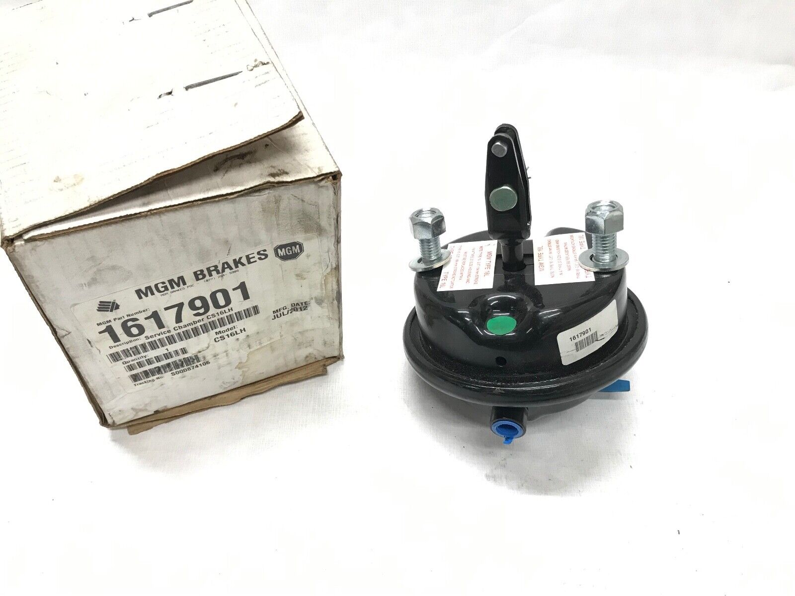 MGM BRAKES Service Chamber - 1617901 MODEL CS16LH - HotCarParts