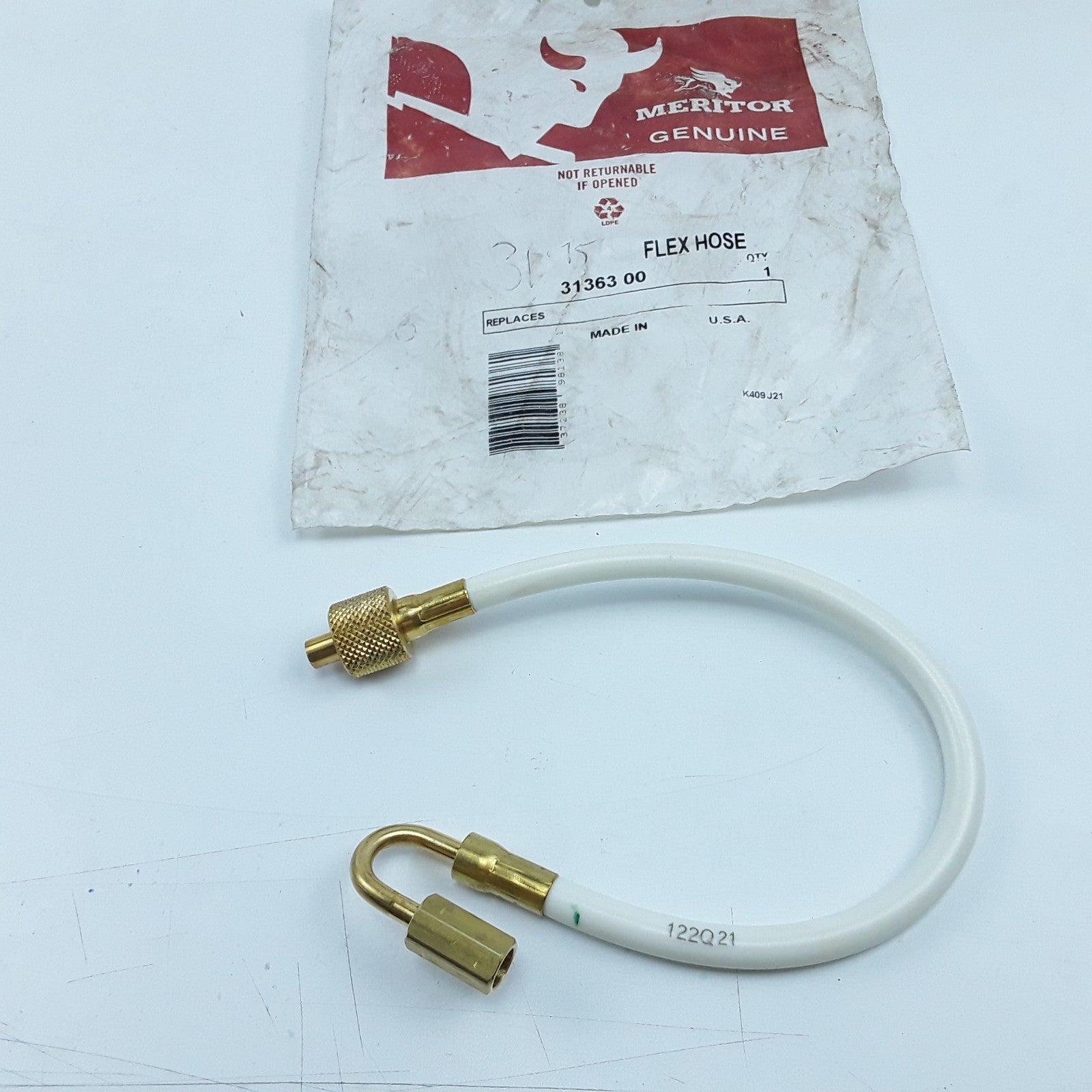 Tire Inflation System Hose Outside Tire 13.5 in For Wheels Larger Than 17.50 in