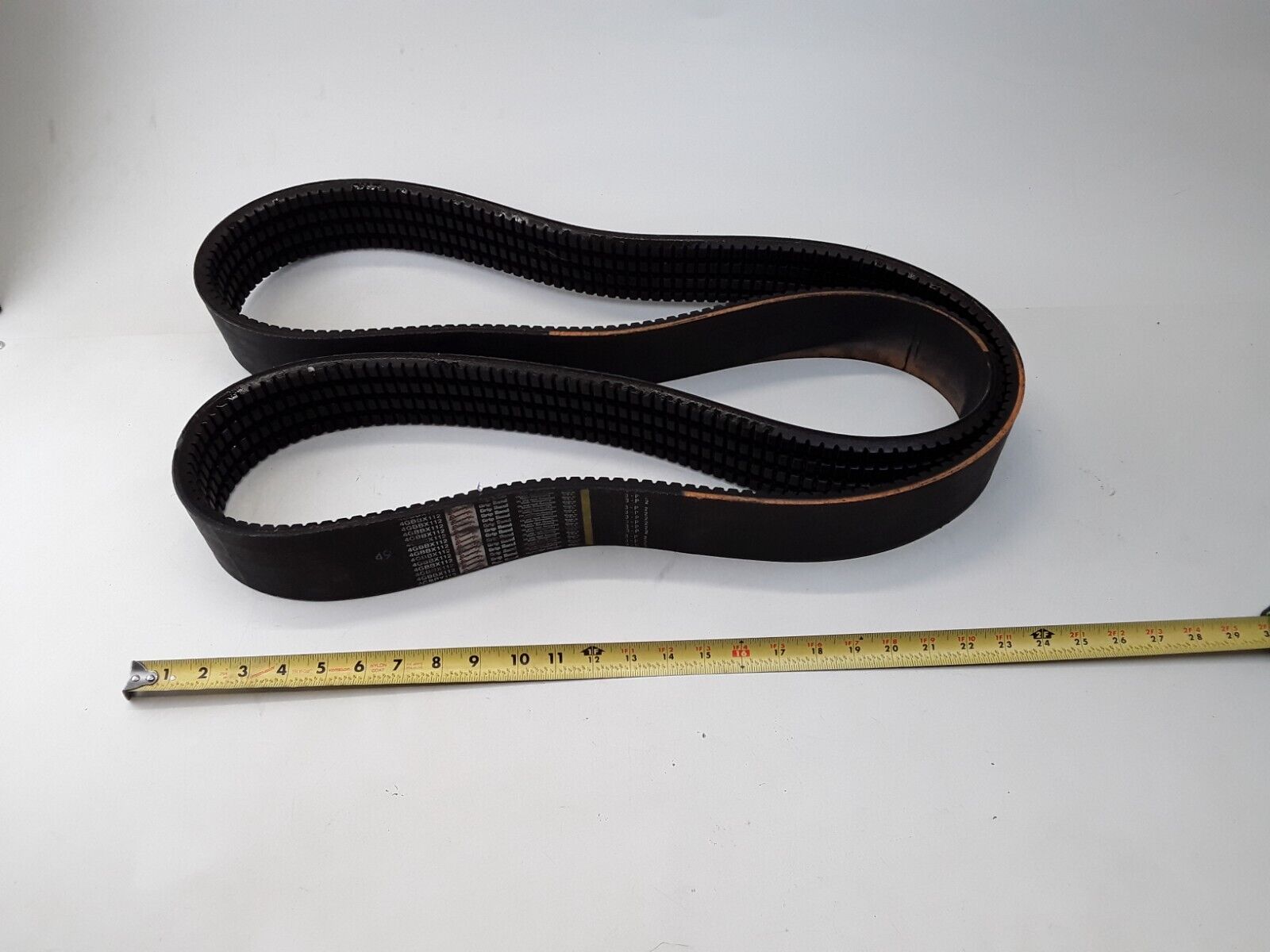 Browning 4GBBX112, Cogged V-Belt, 115" Outside Length, 4 Banded Belts (Ribs) - HotCarParts