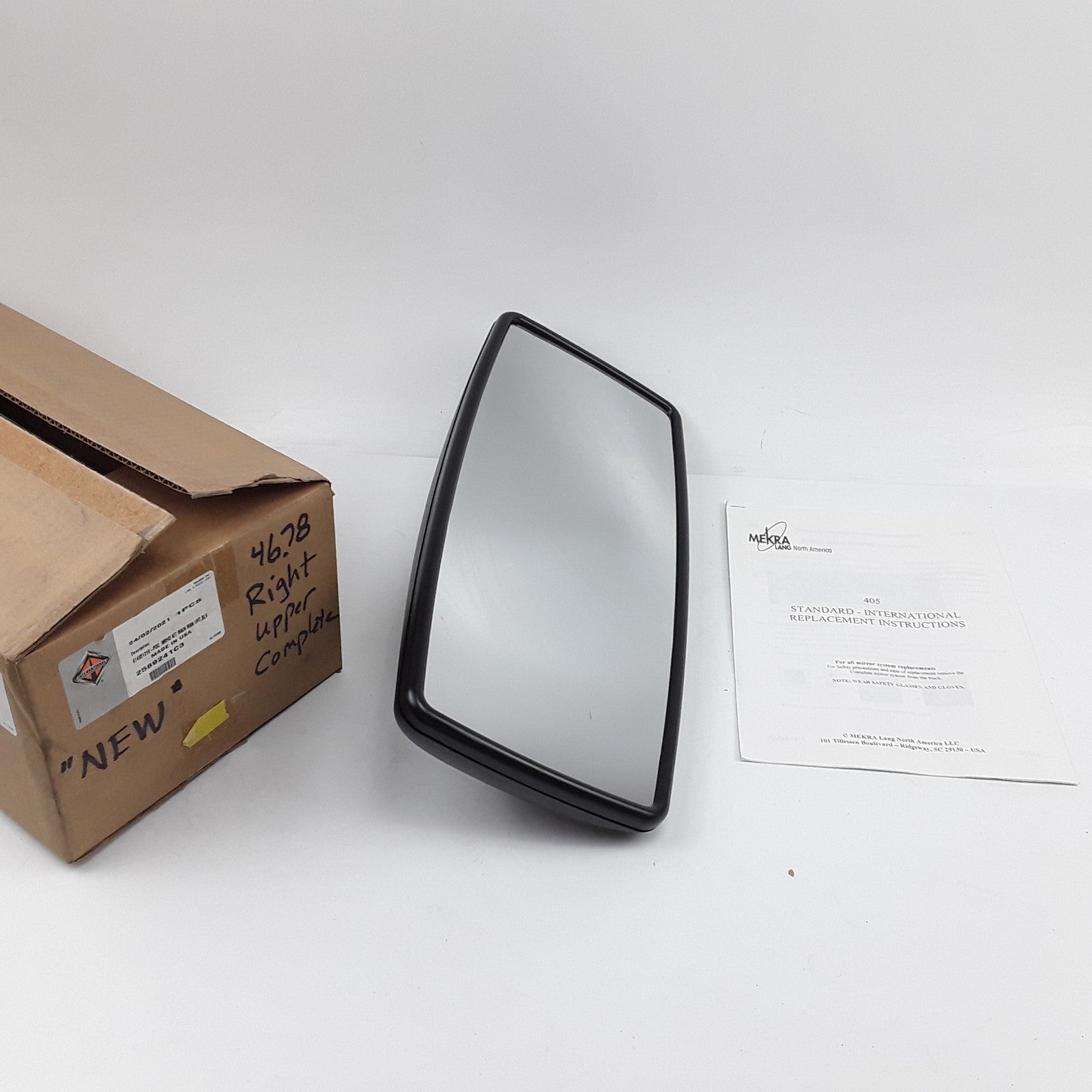OEM Right Upper Door Mirror Head Assembly For Navistar International 2589241C3