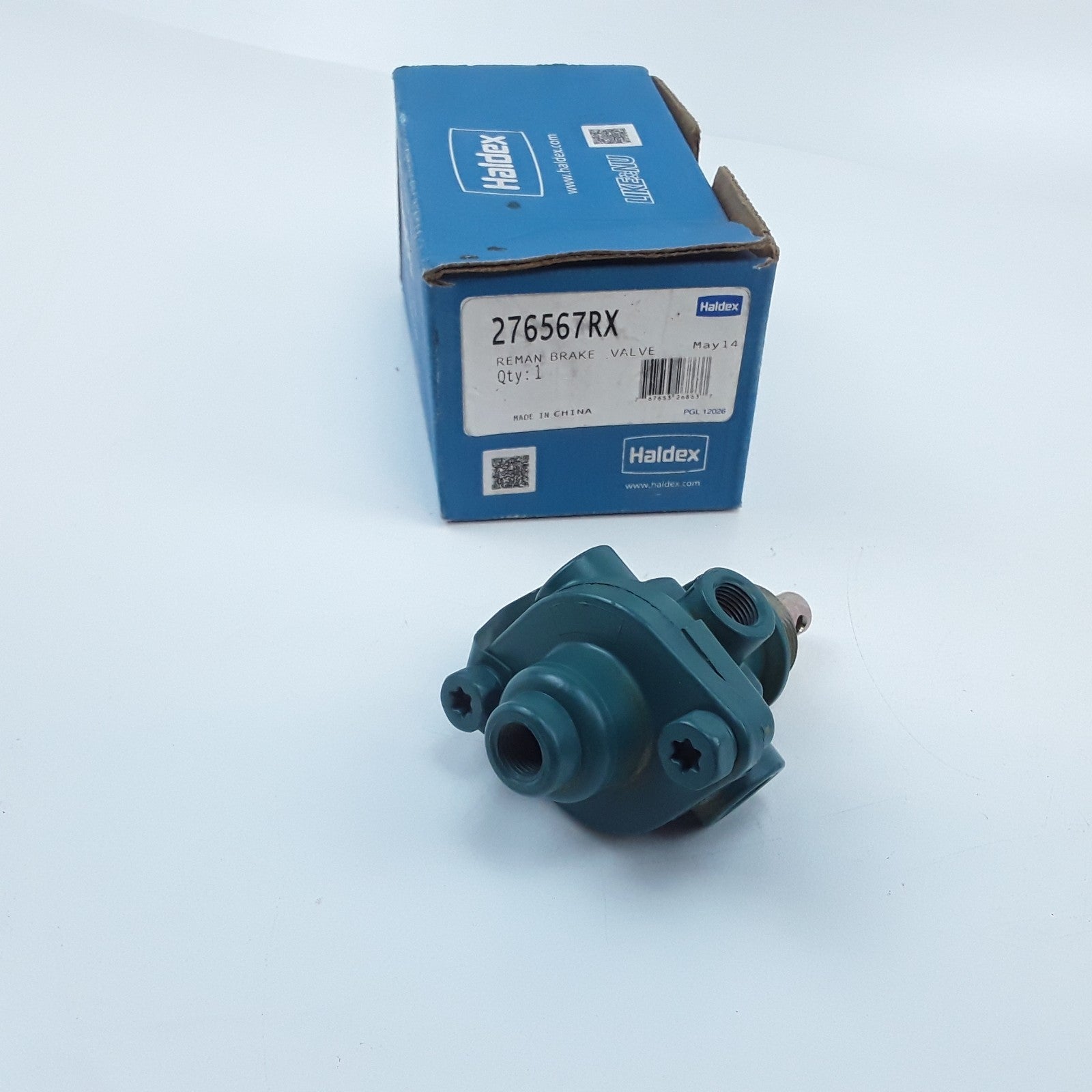 Haldex 276567RX Push-Pull Hand Control Valve Remanufactured 1/8" Delivery Port