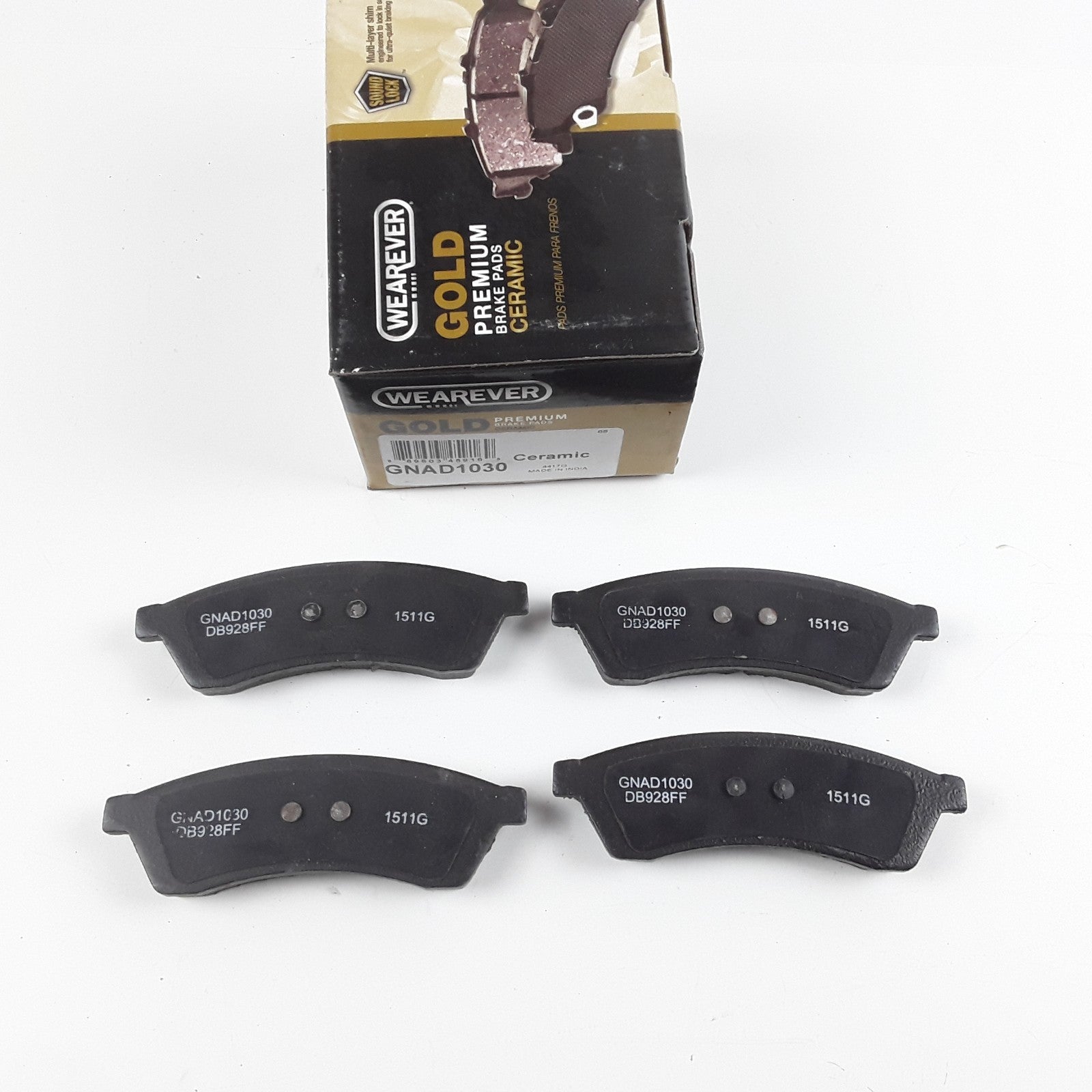 Rear Disc Brake Pad Set Fits Suzuki Verona 2004 2005 2006 Wearever Gold GNAD1030