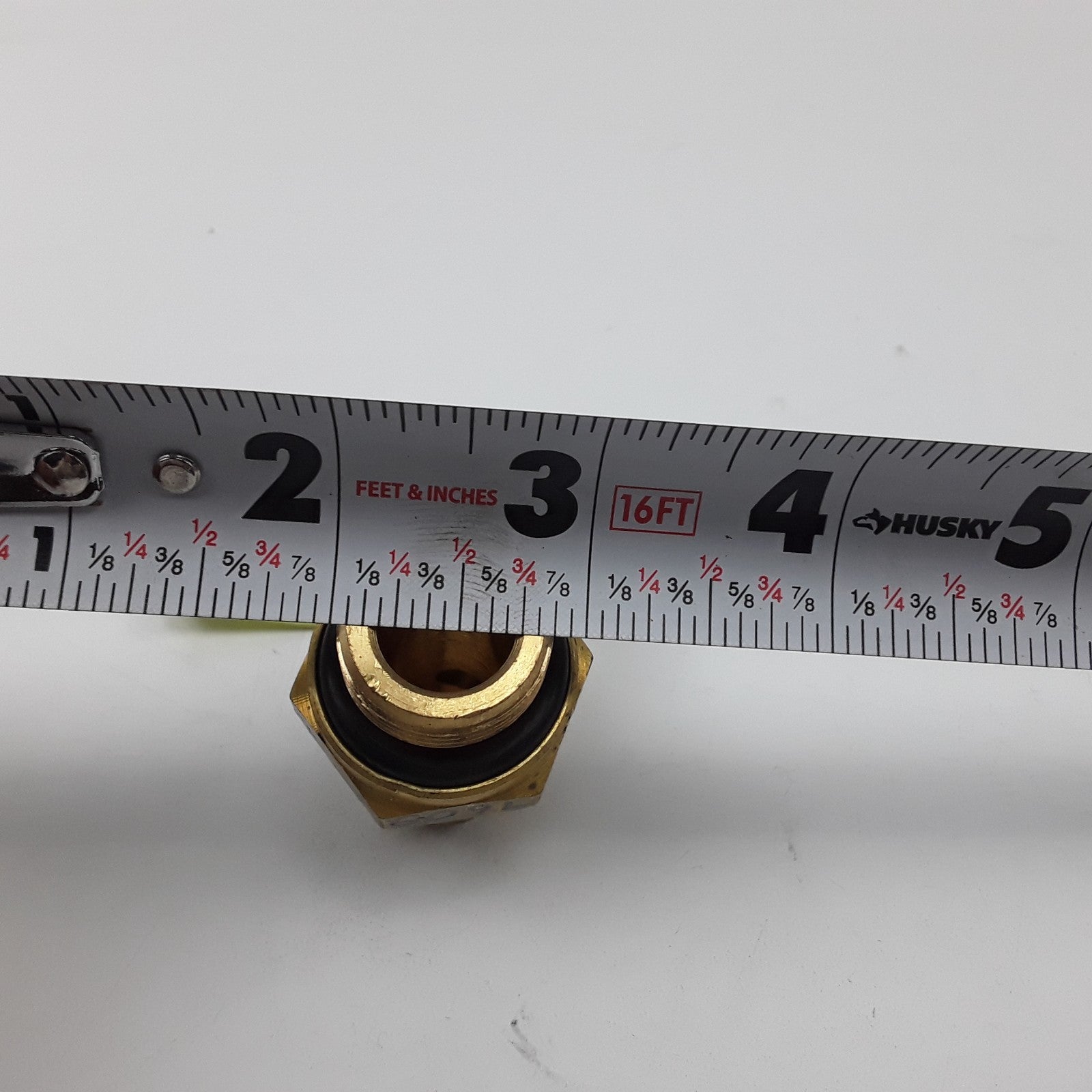 Brass PLC Male Elbow Fitting Air Brake Pipe Nipple 20551609 For Volvo VN VHD VAH