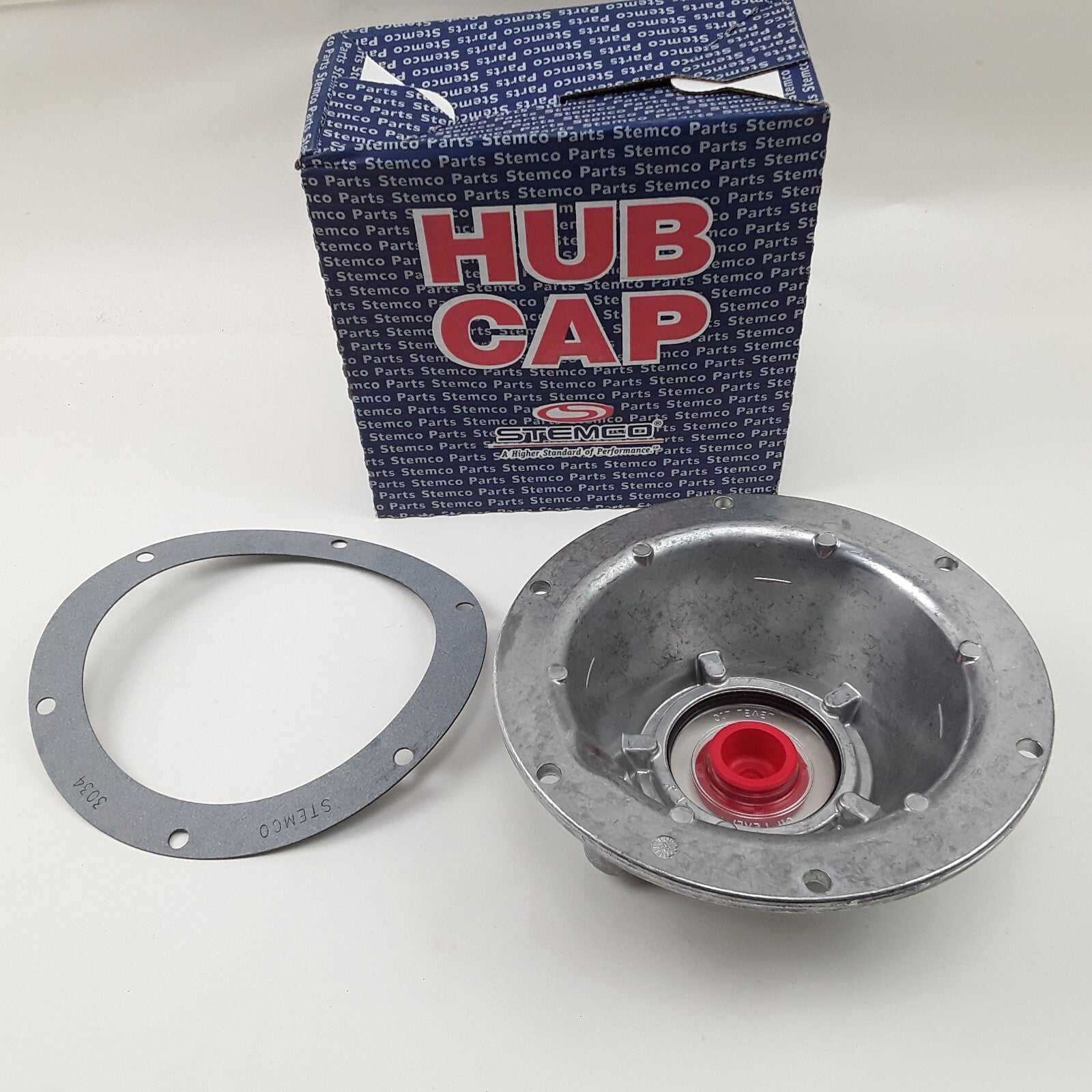 Stemco 343-4034 Hub Cap with Pipe Plug Fits Heavy Duty Trucks Trailers and Buses