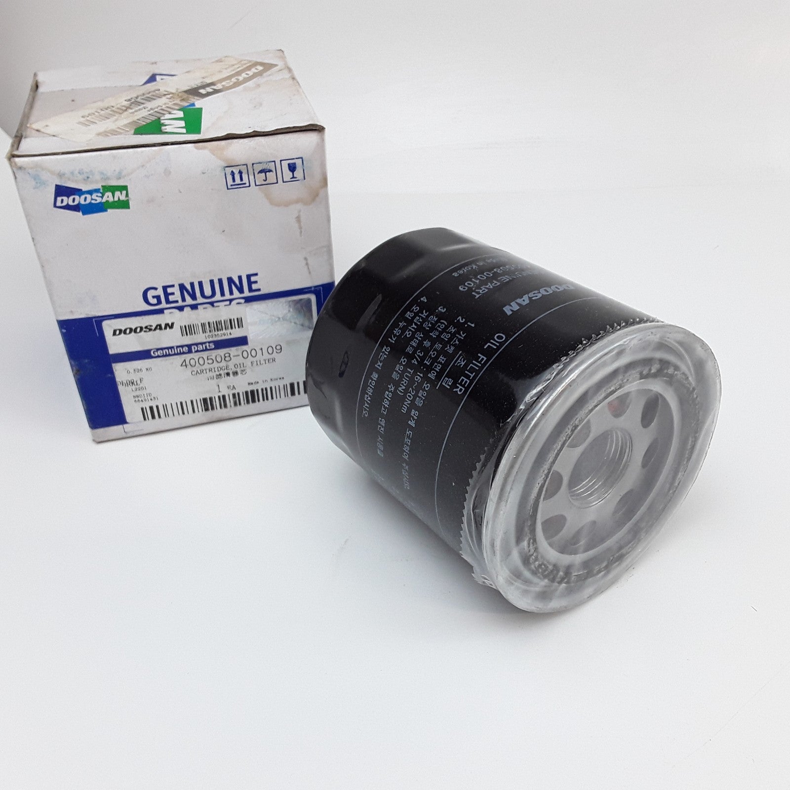 Doosan 400508-00109 Cartridge Oil Filter Assembly Heavy Duty High Performance