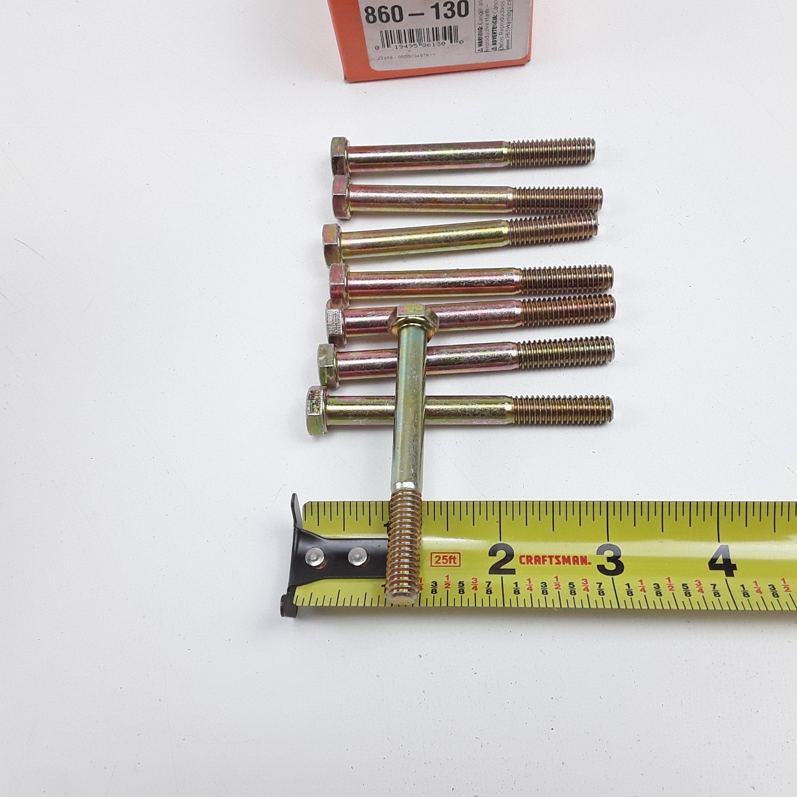 Dorman 860-130 Cap Screw-Hex Steel Head-Grade 8- 5/16-18 x 3 in Set of 8