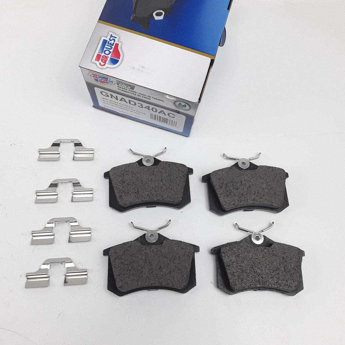 Ceramic Disc Brake Pad Set Fits Peugeot Audi Renault Seat Volkswagen (1989-2017)