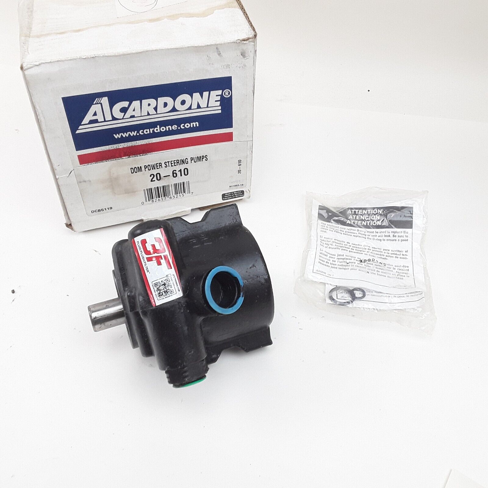 Cardone 20-610 Black Hydraulic Power Steering Pump For Jeep Liberty 2002-2006