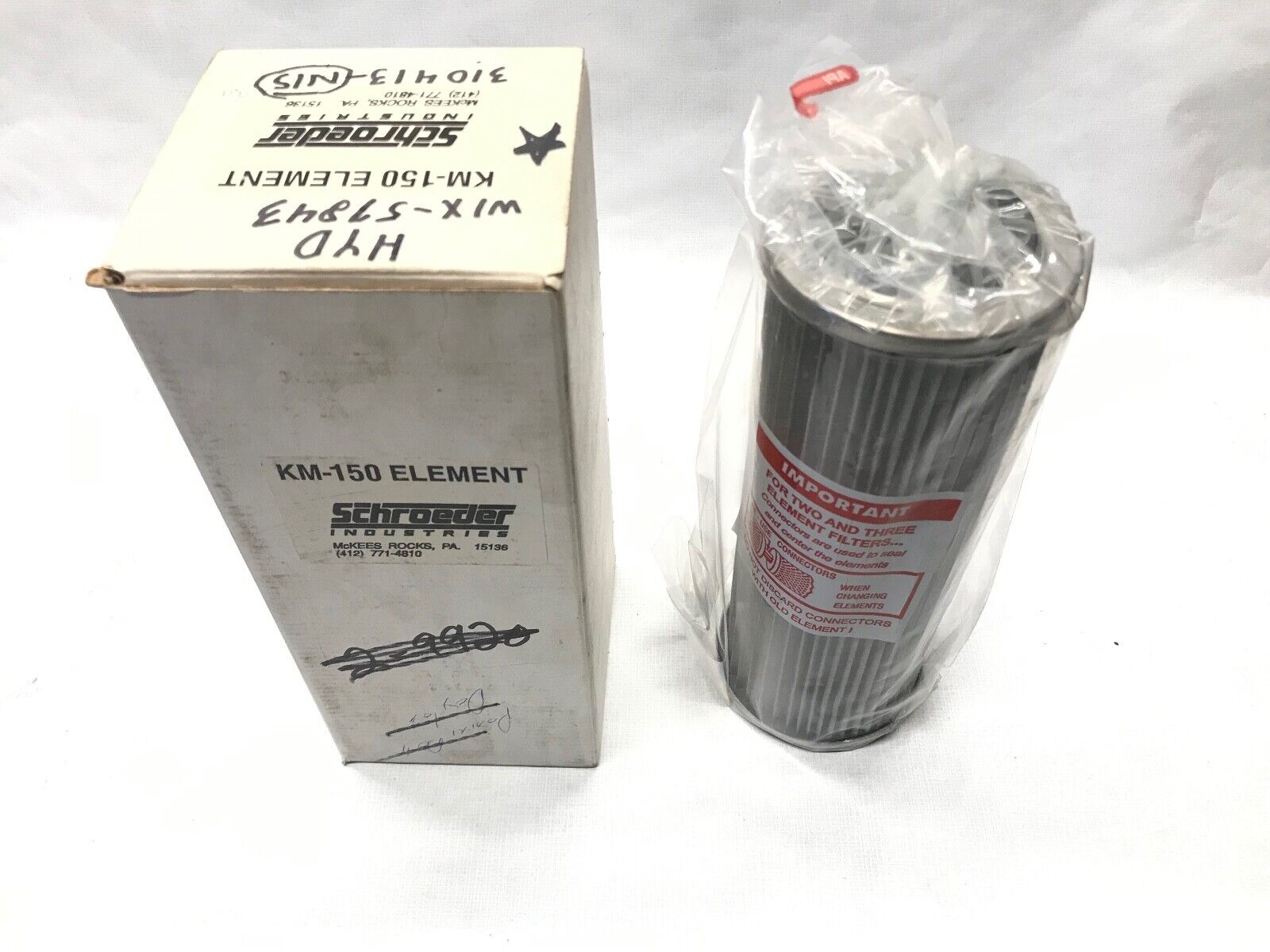 SCHROEDER KM-150 Hydraulic Filter same as Wix 57843 FAST SHIPPING - HotCarParts