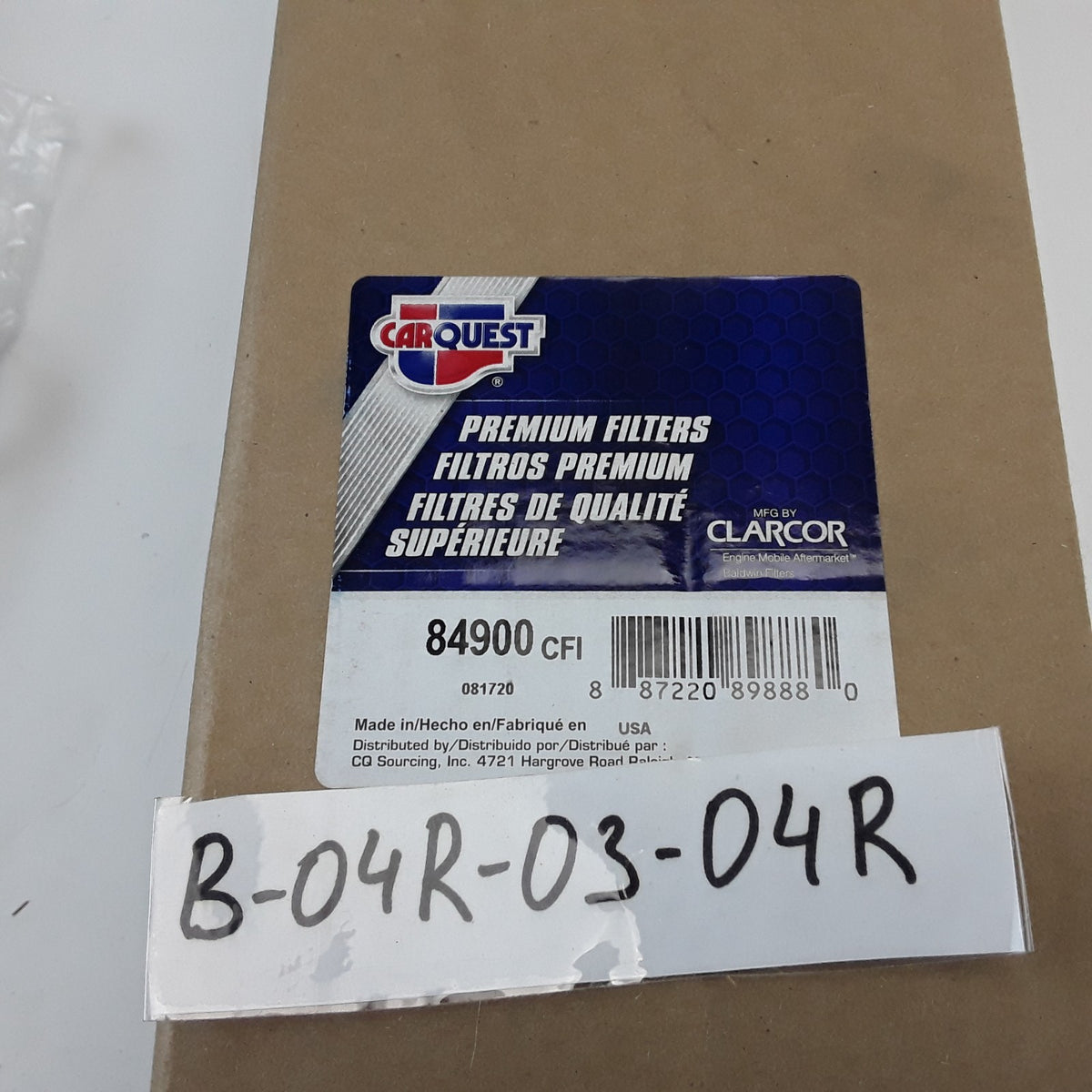 Carquest 84900 Hydraulic Metal Canister Filter Fits John Deere Equipment