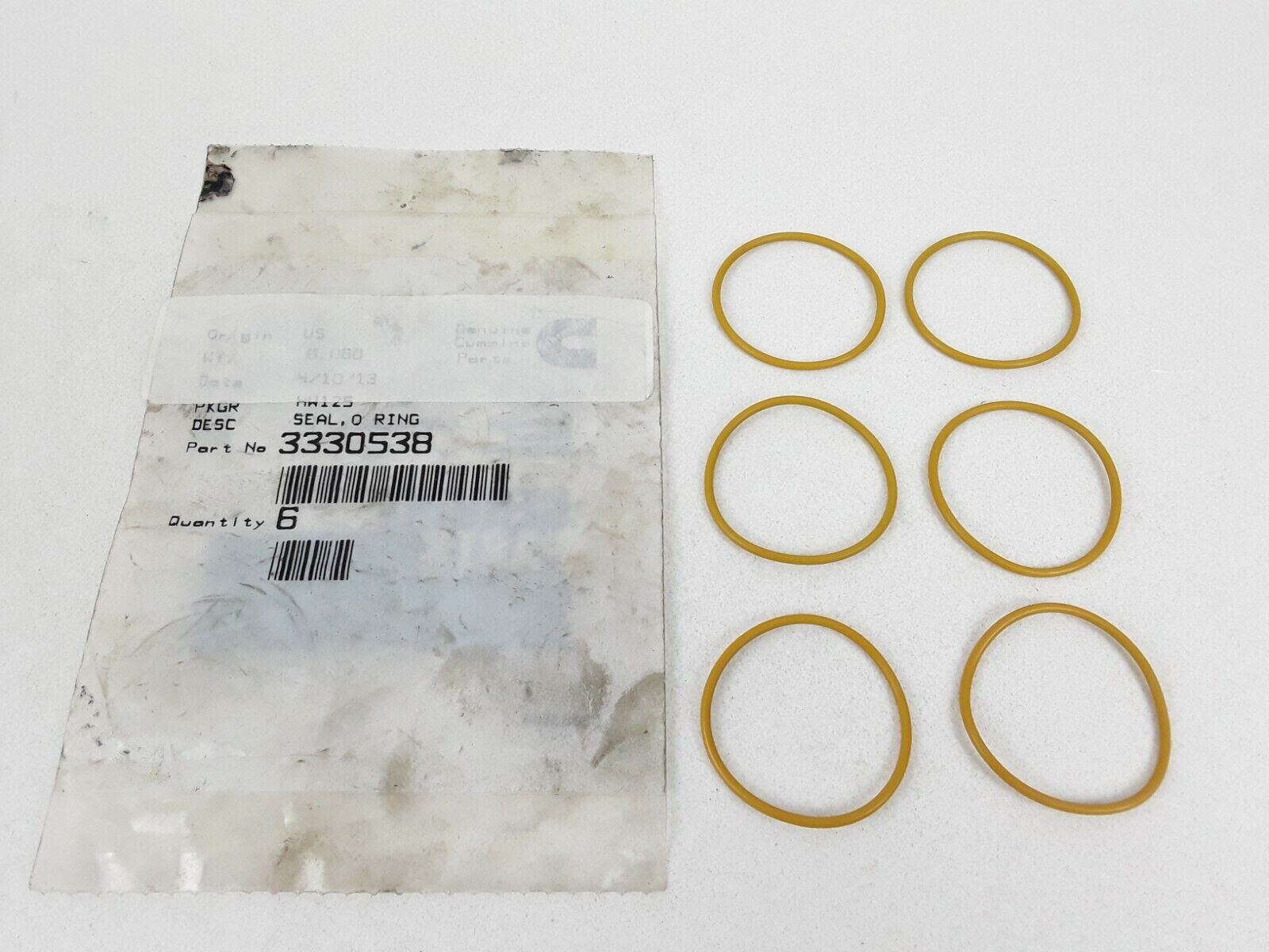 6 PCS Cummins ISX Engine 3330538 Injector O Ring Seal Fast Free Shipping - HotCarParts